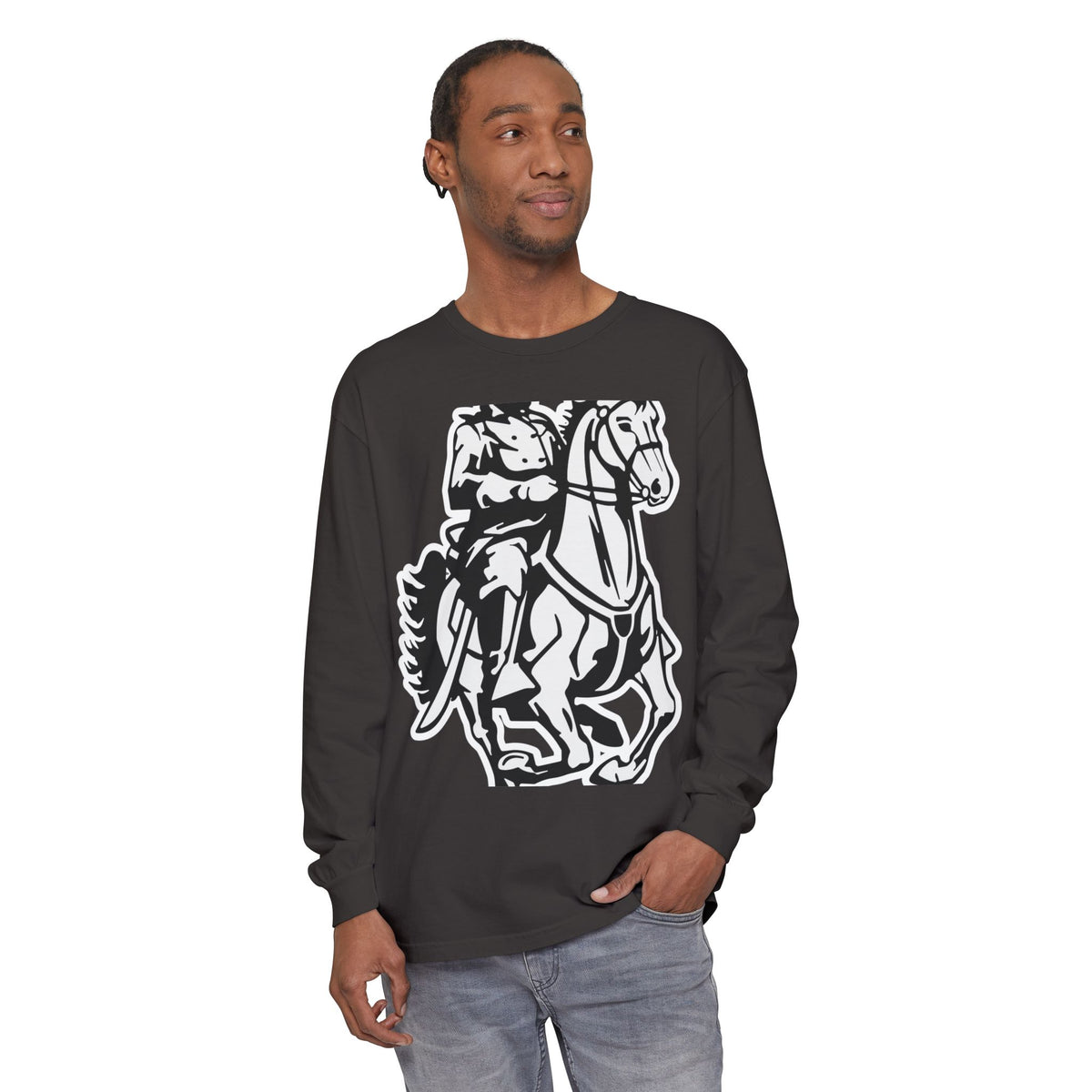 Garment-Dyed Long Sleeve Tee