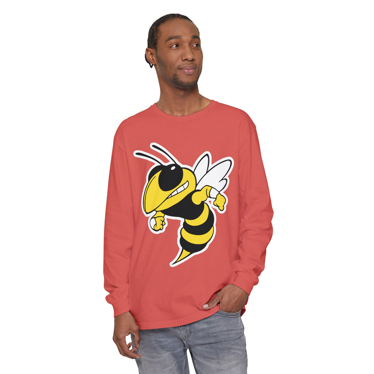 Garment-Dyed Long Sleeve Tee