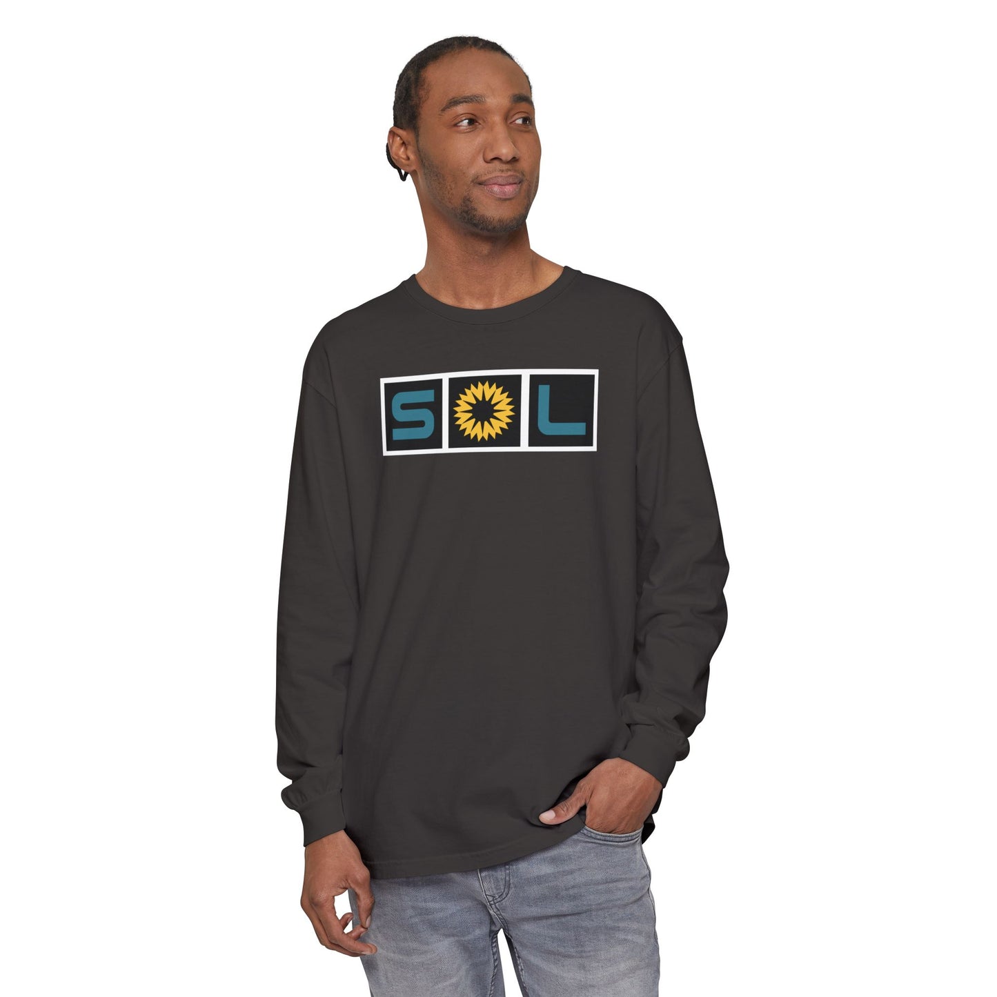 Garment-Dyed Long Sleeve Tee