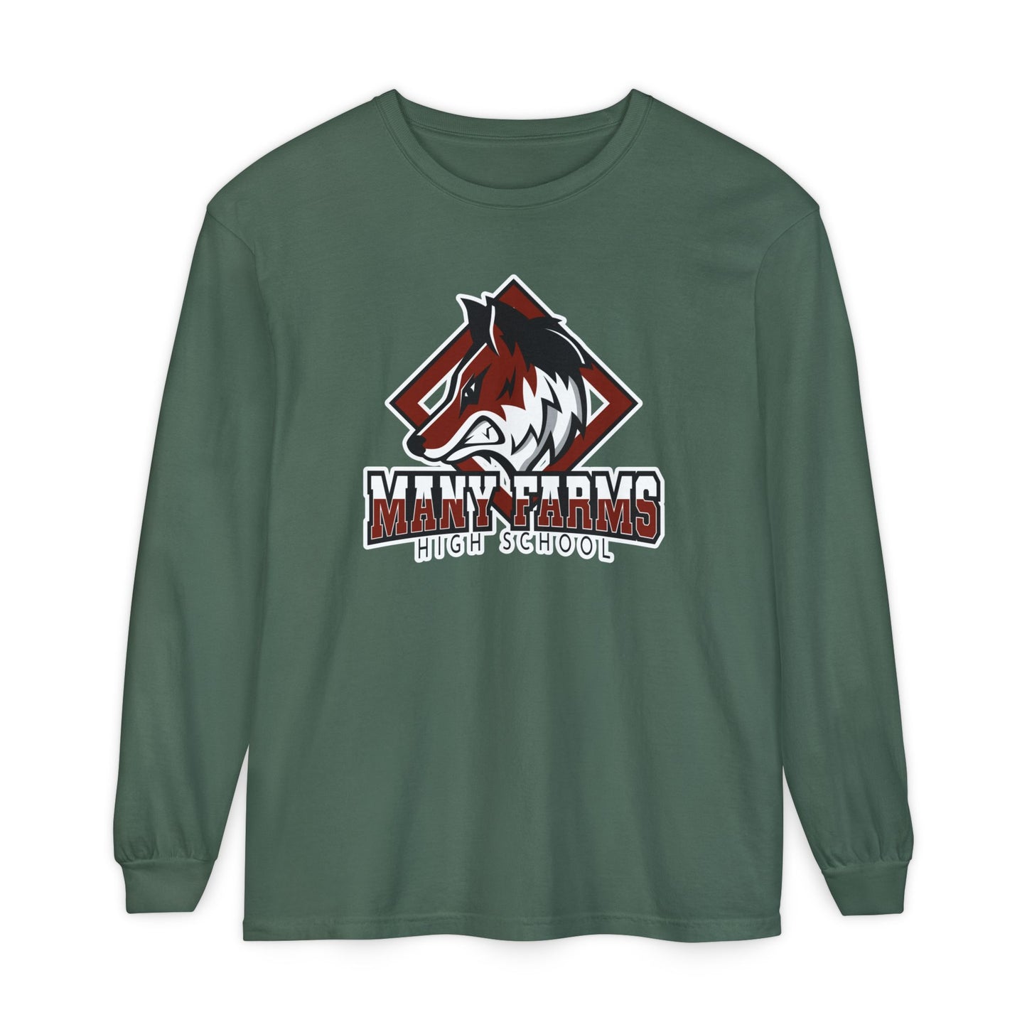Garment-Dyed Long Sleeve Tee