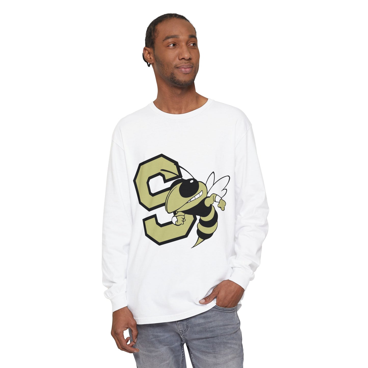 Garment-Dyed Long Sleeve Tee