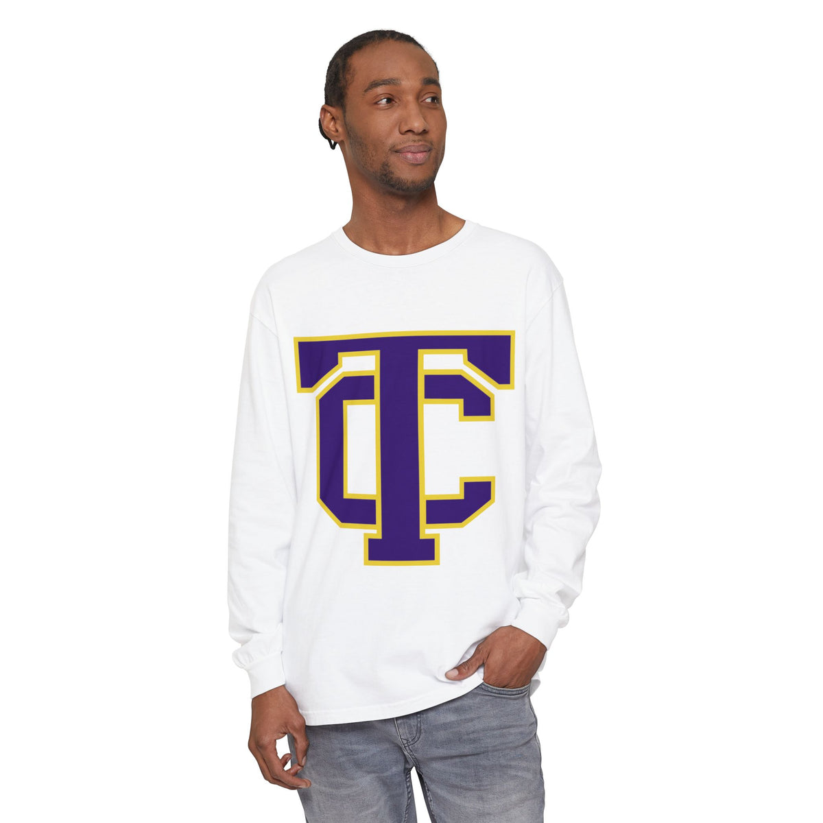 Garment-Dyed Long Sleeve Tee
