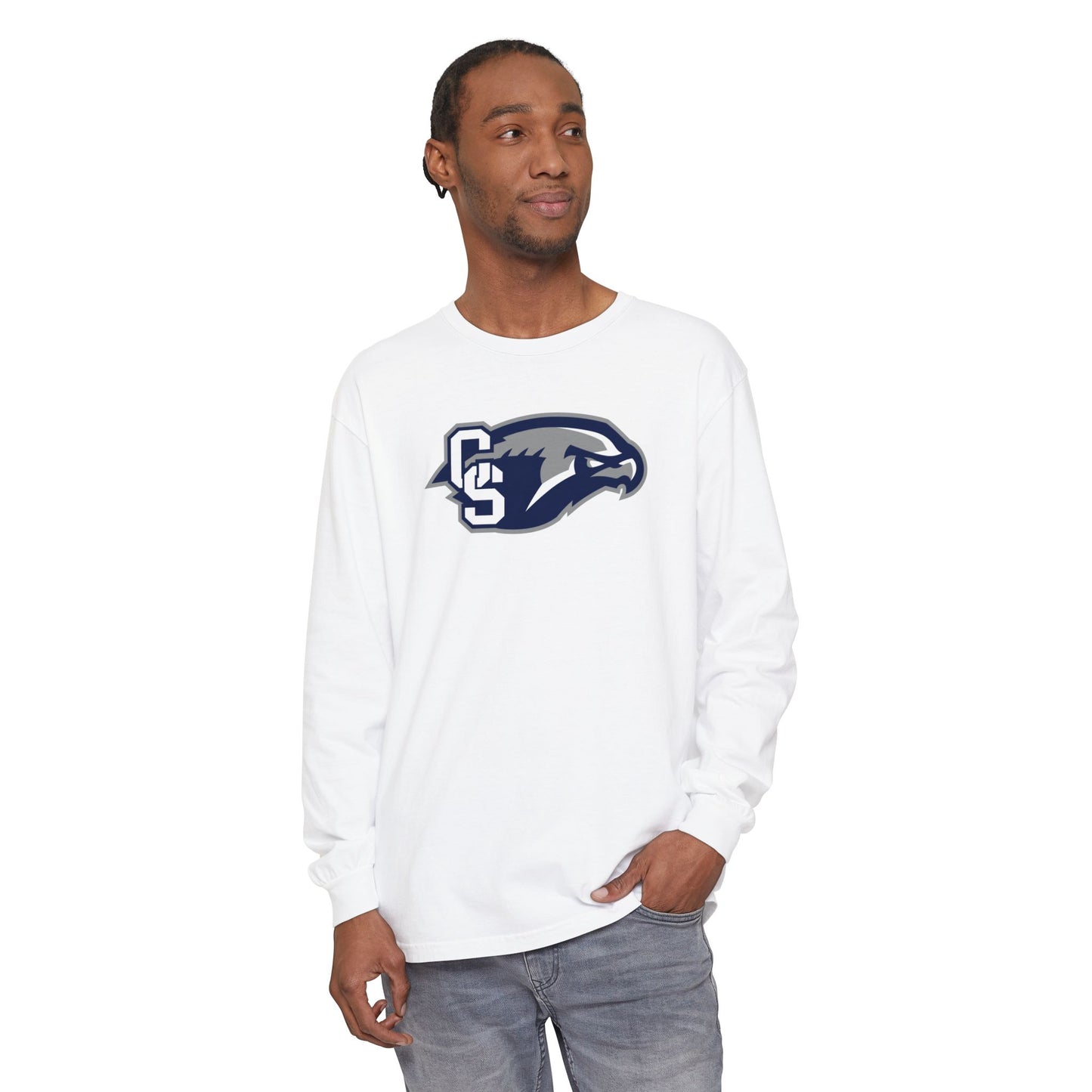 Garment-Dyed Long Sleeve Tee
