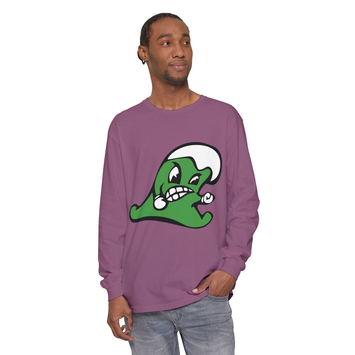 Garment-Dyed Long Sleeve Tee