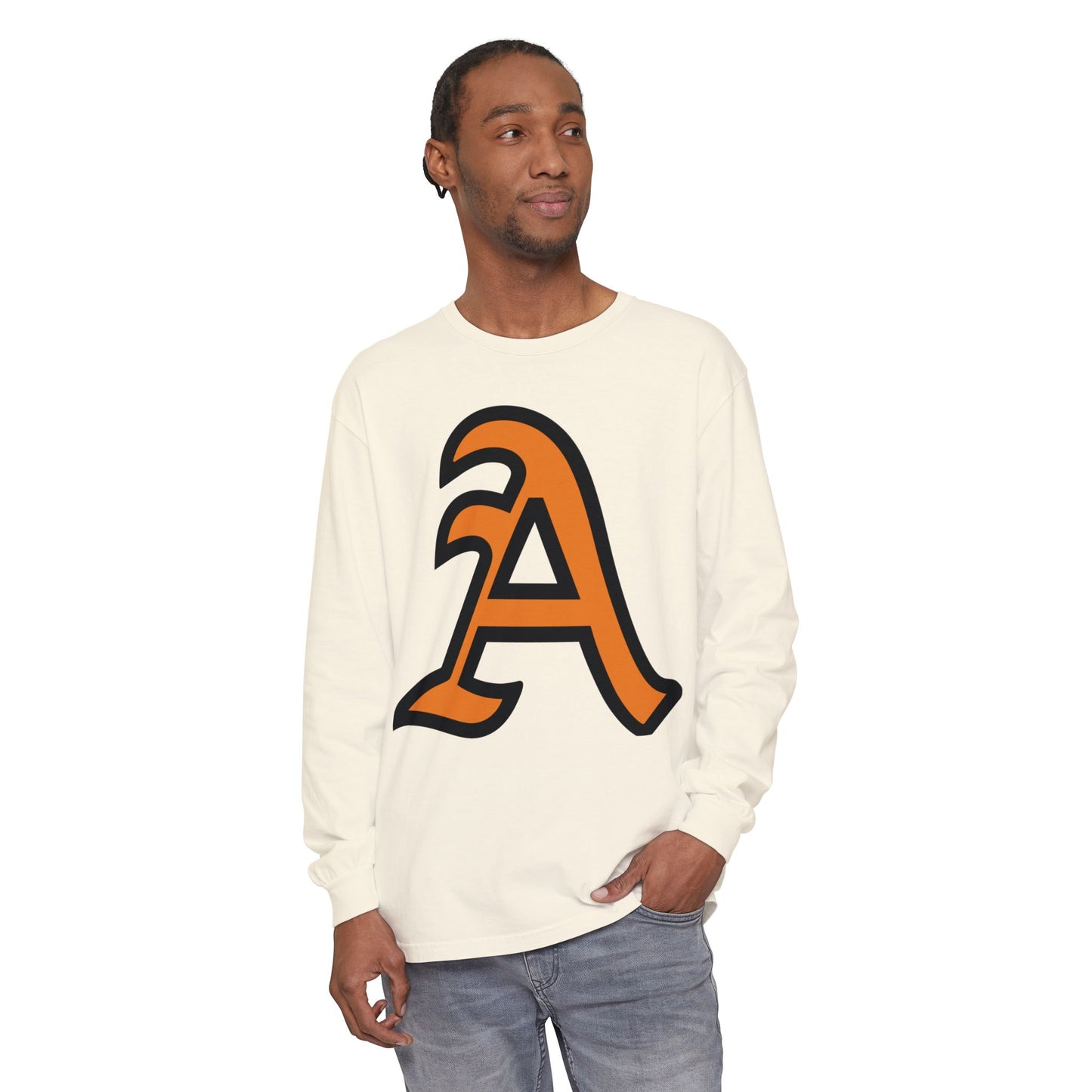 Garment-Dyed Long Sleeve Tee