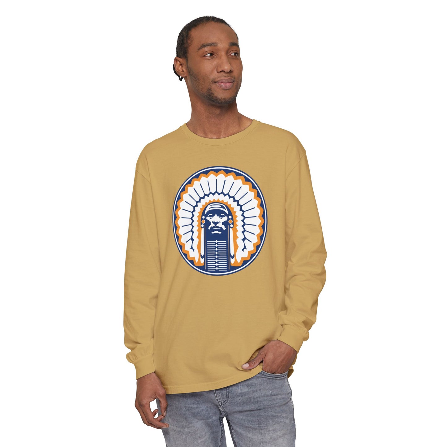 Garment-Dyed Long Sleeve Tee