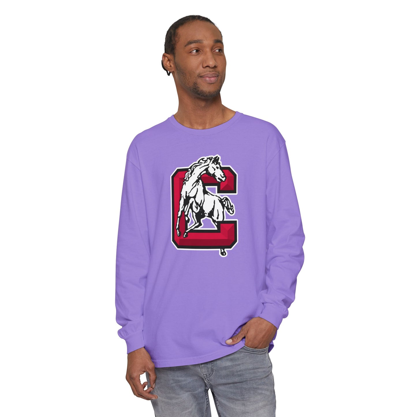 Garment-Dyed Long Sleeve Tee