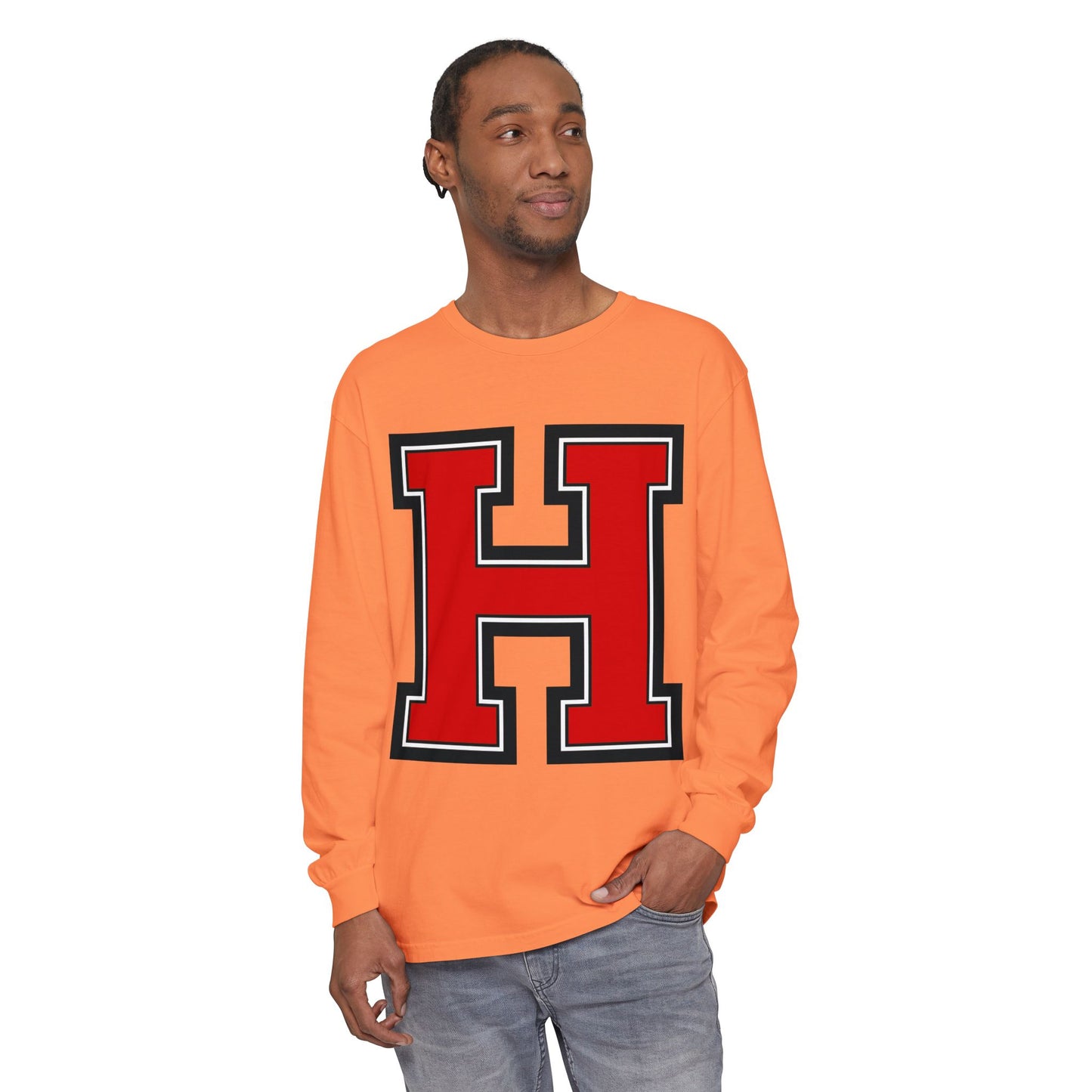 Garment-Dyed Long Sleeve Tee