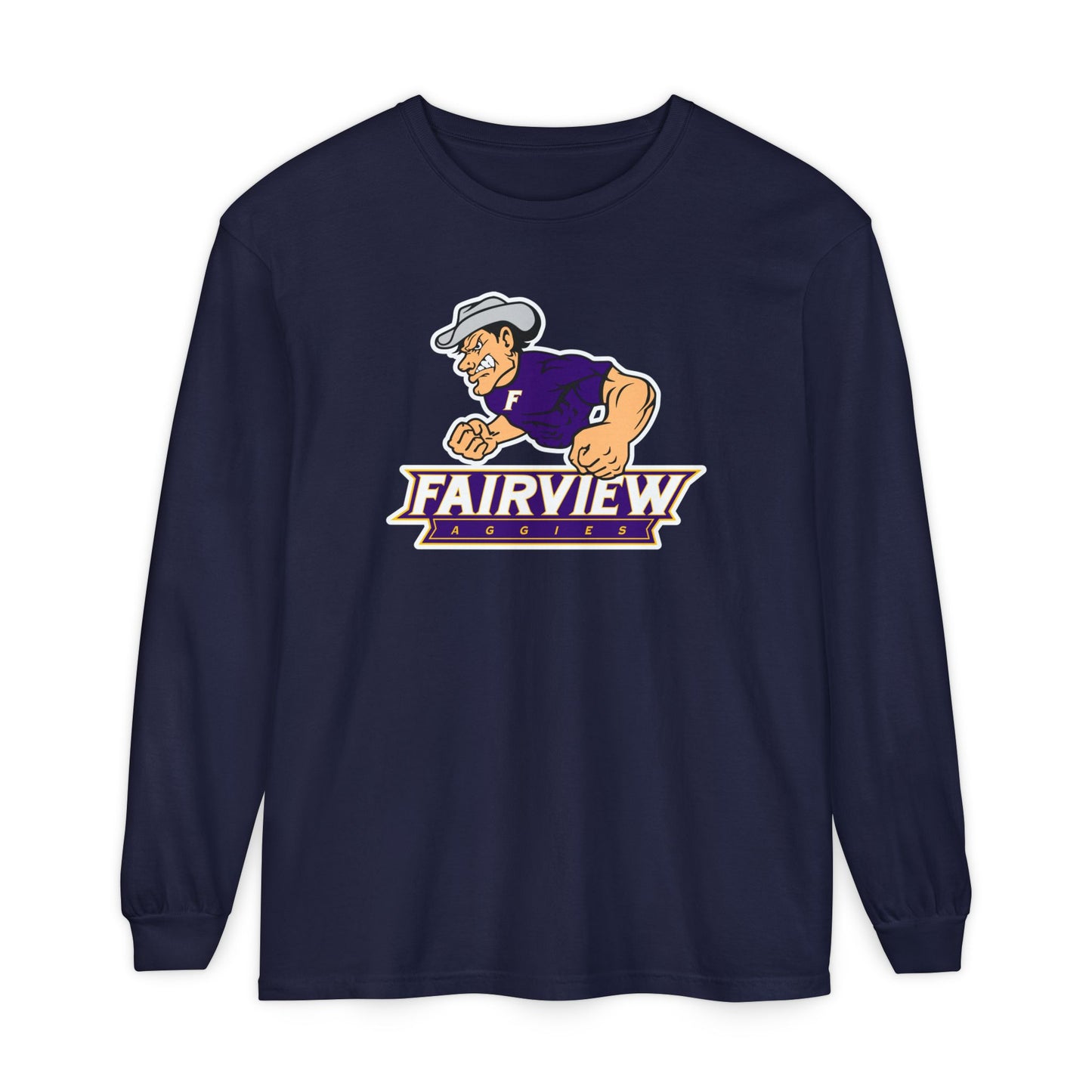 Garment-Dyed Long Sleeve Tee