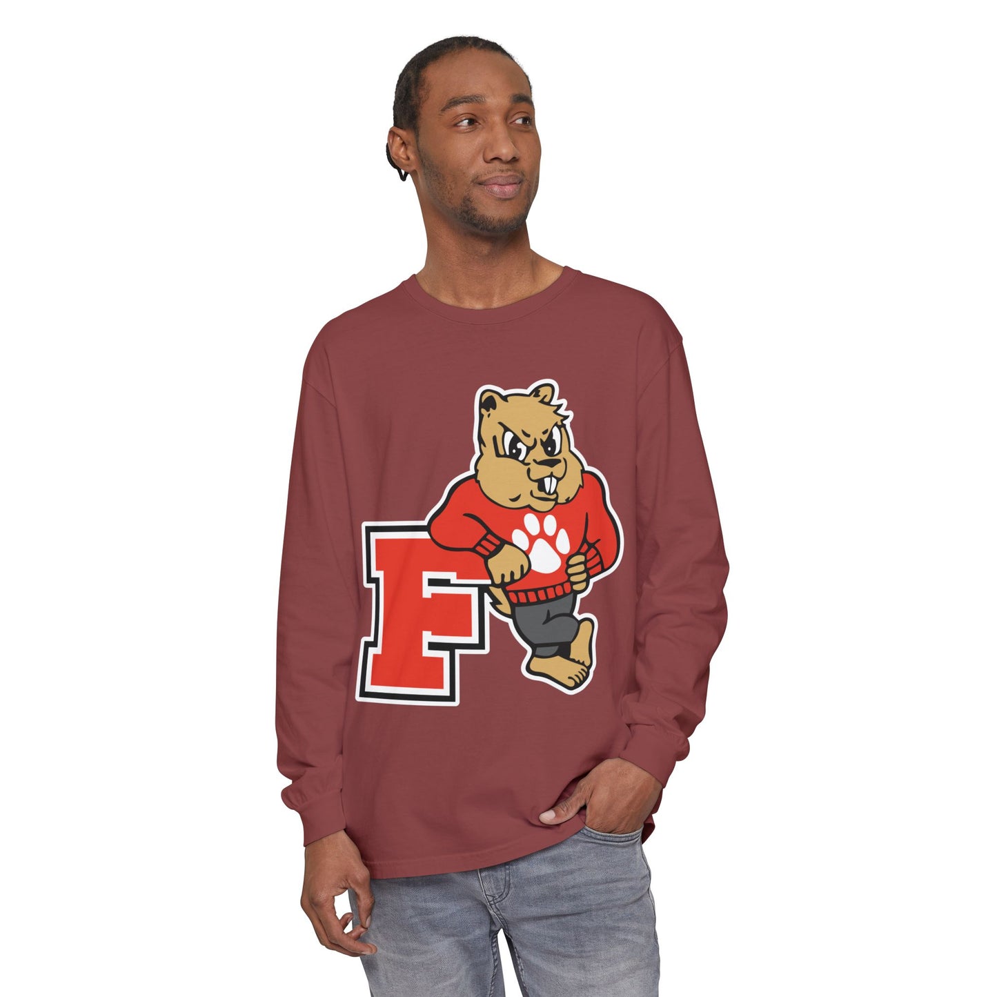 Garment-Dyed Long Sleeve Tee