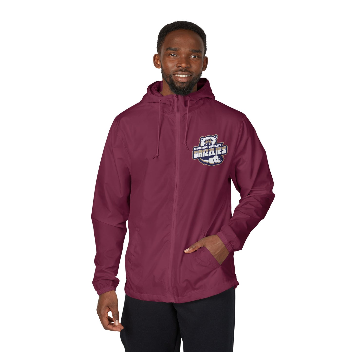 Full-Zip Windbreaker Jacket