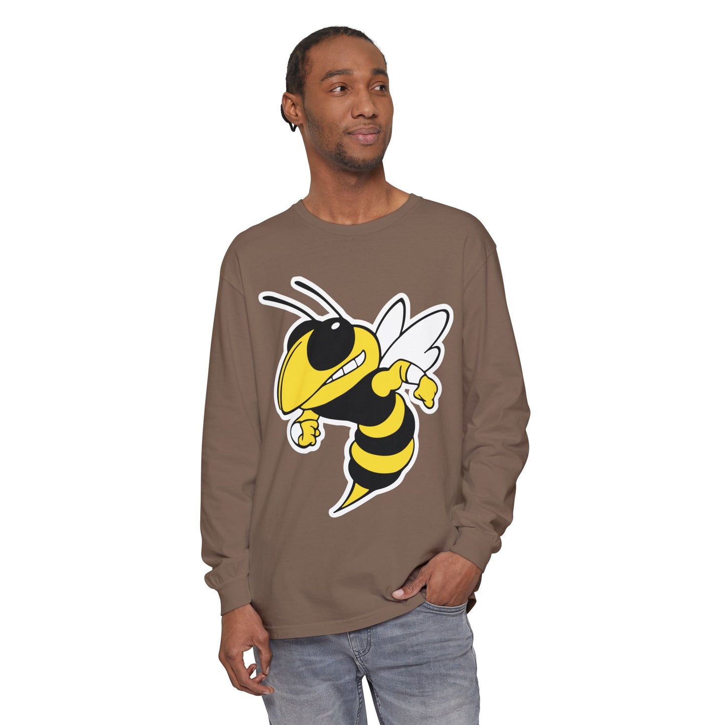 Garment-Dyed Long Sleeve Tee
