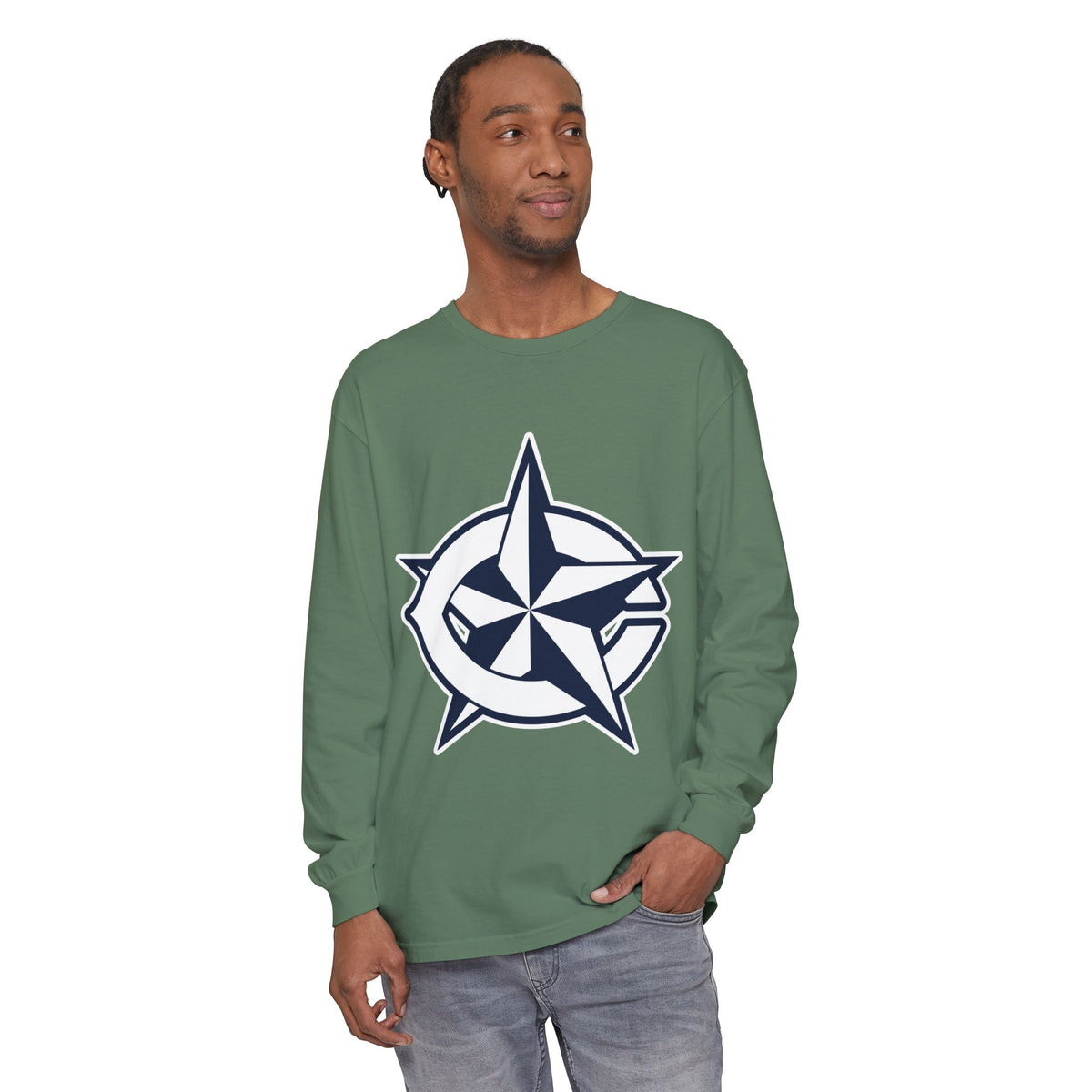 Garment-Dyed Long Sleeve Tee