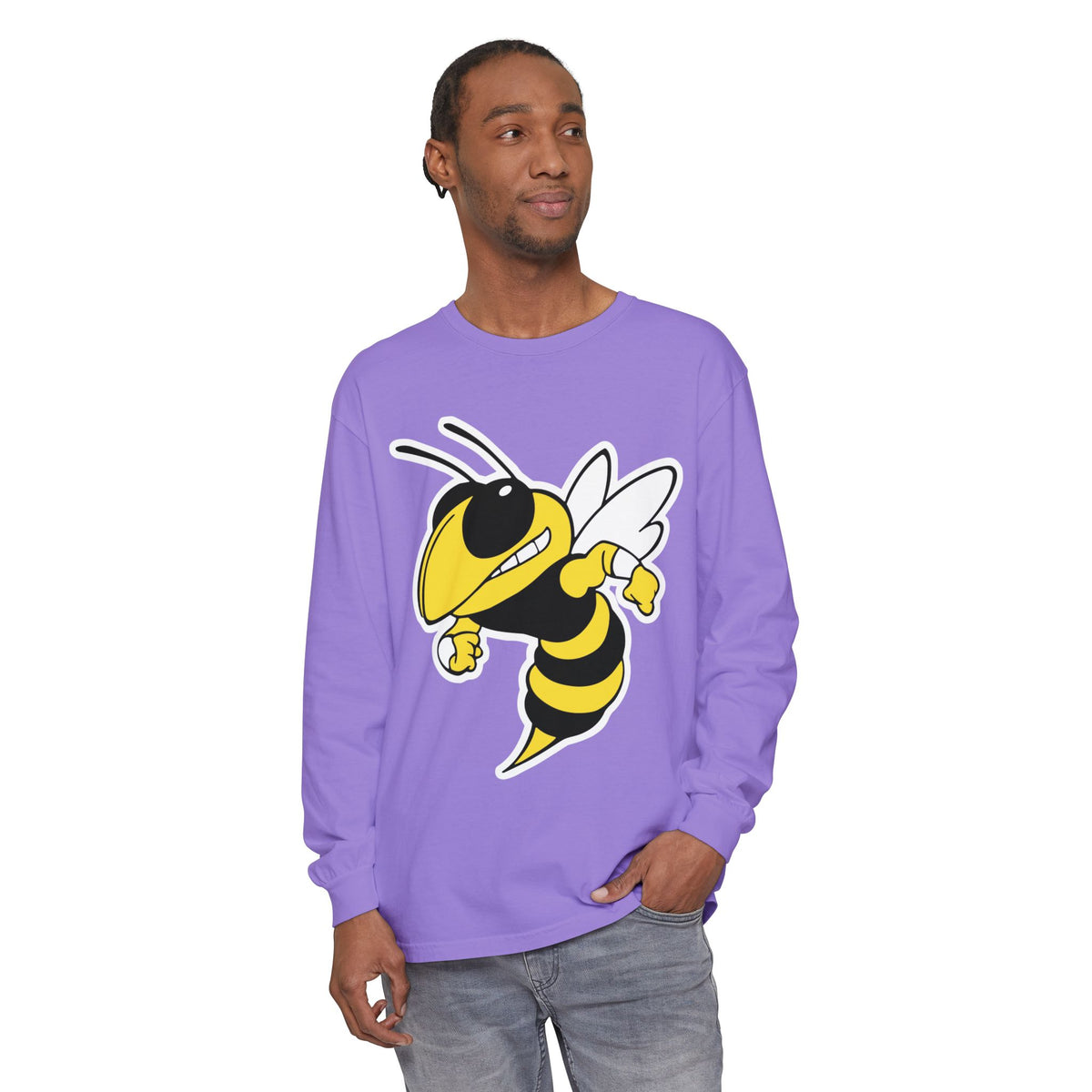 Garment-Dyed Long Sleeve Tee