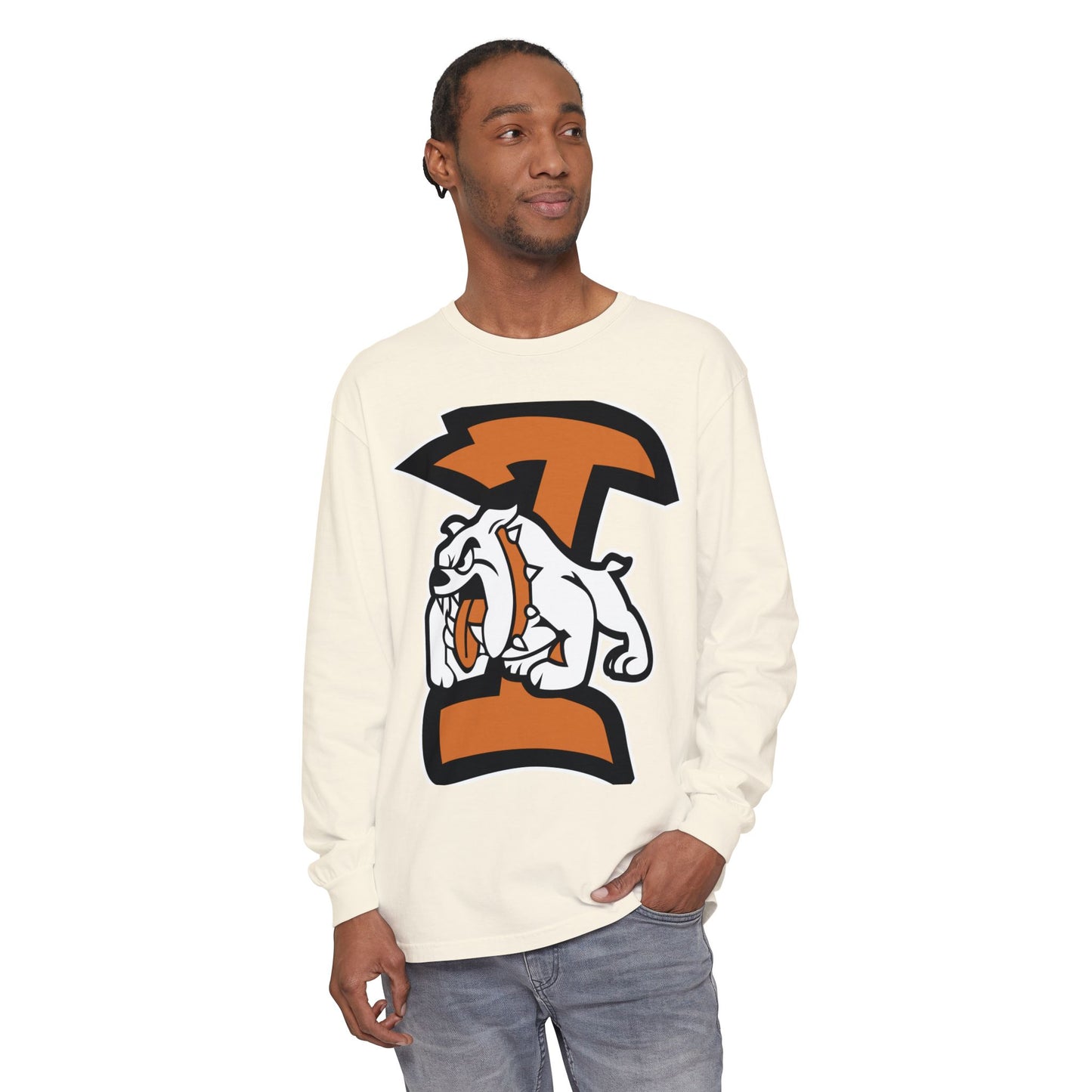 Garment-Dyed Long Sleeve Tee