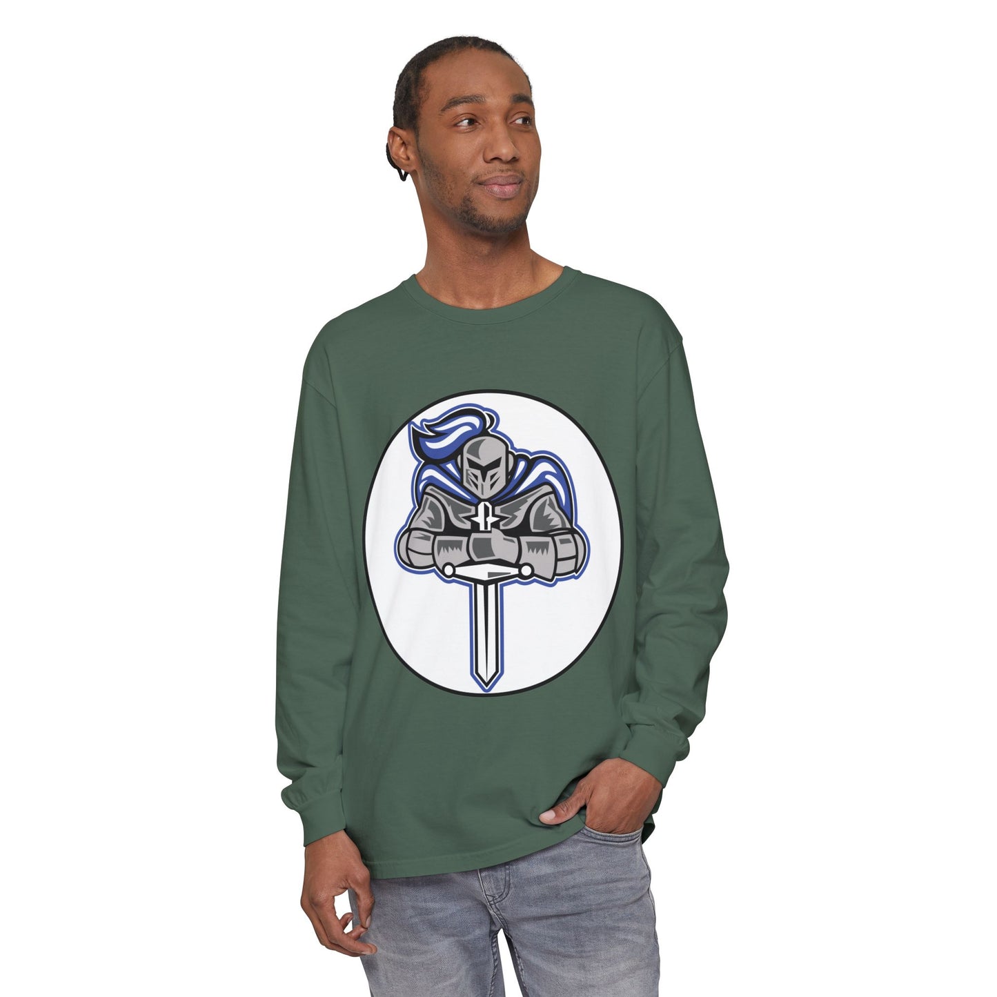Garment-Dyed Long Sleeve Tee