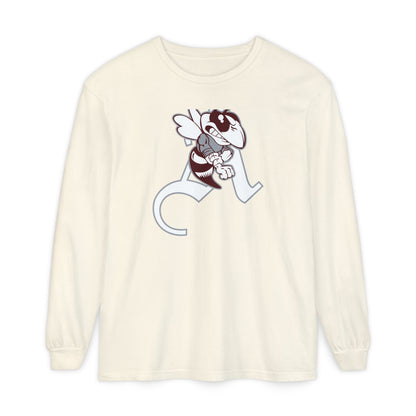 Garment-Dyed Long Sleeve Tee