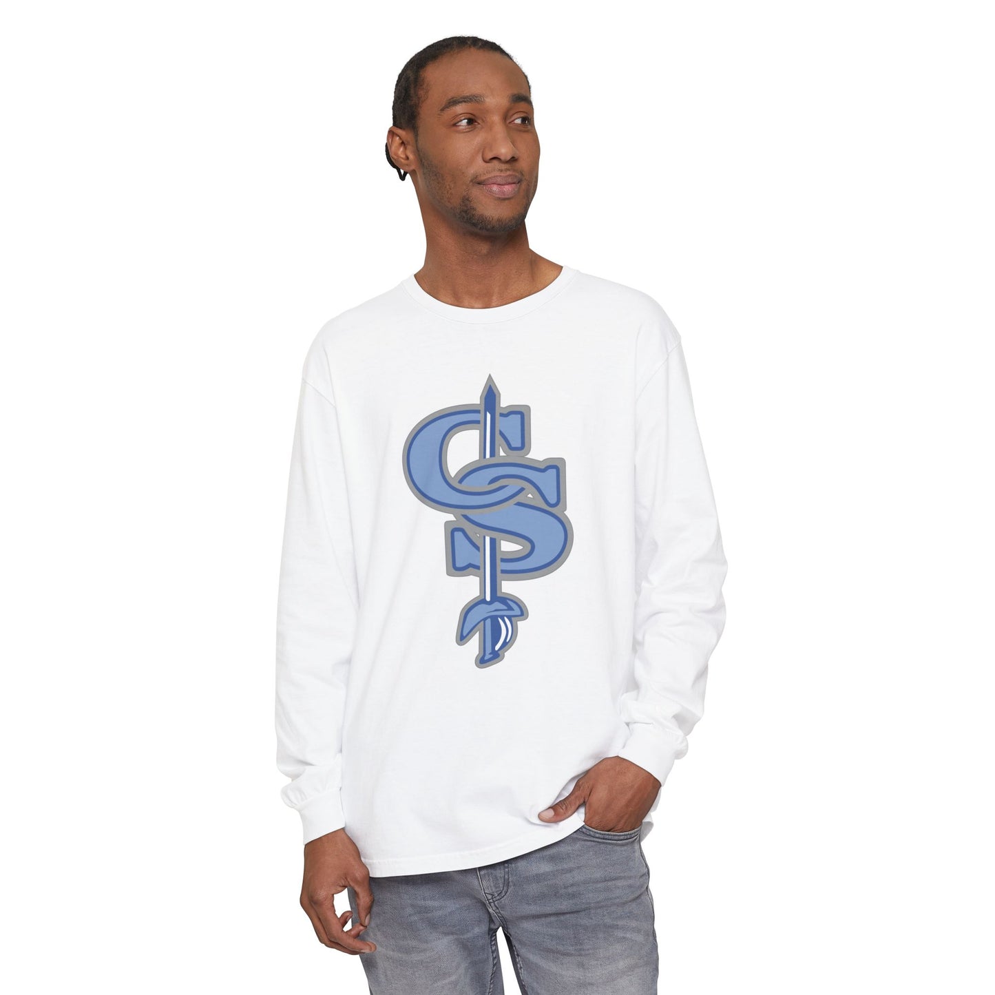 Garment-Dyed Long Sleeve Tee
