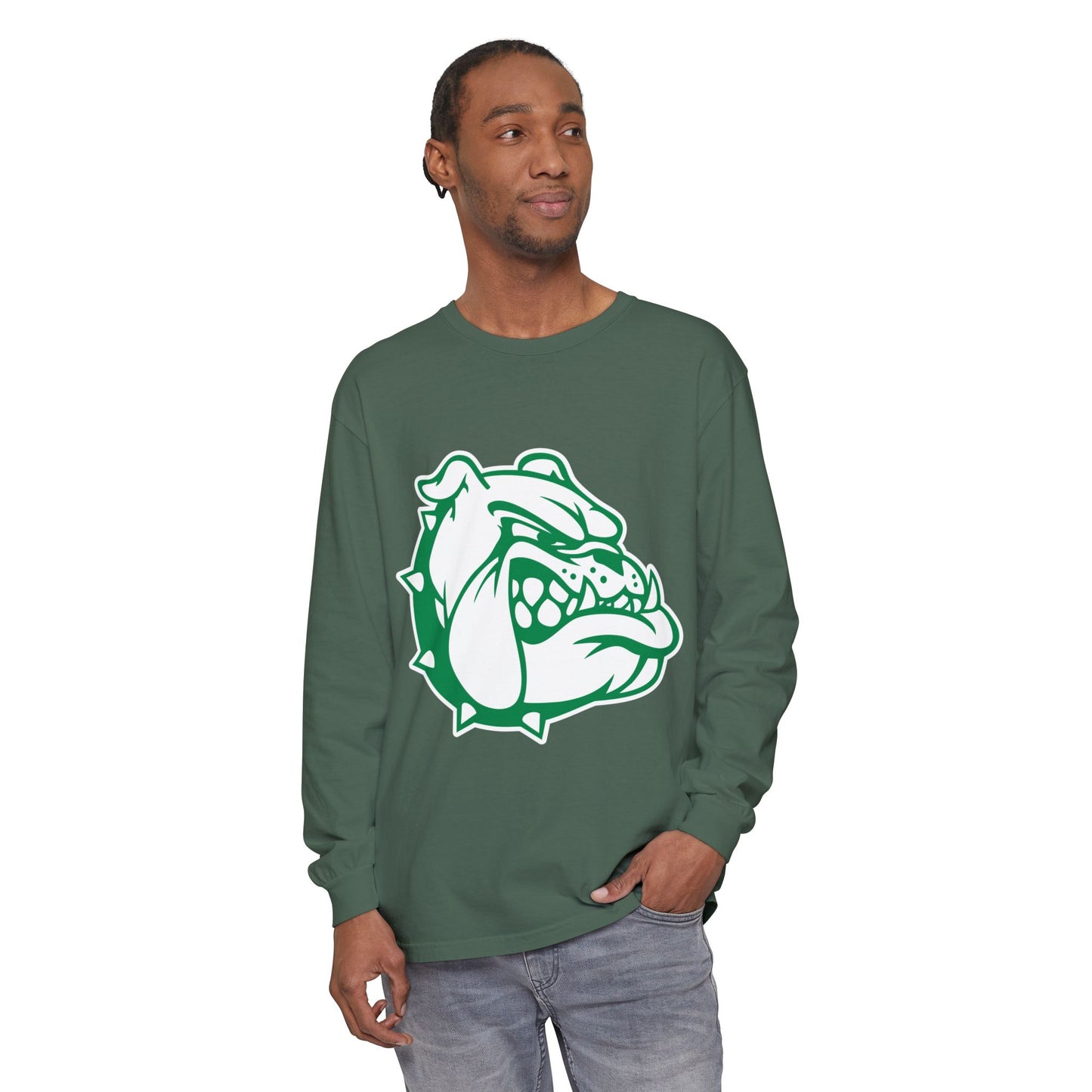 Garment-Dyed Long Sleeve Tee