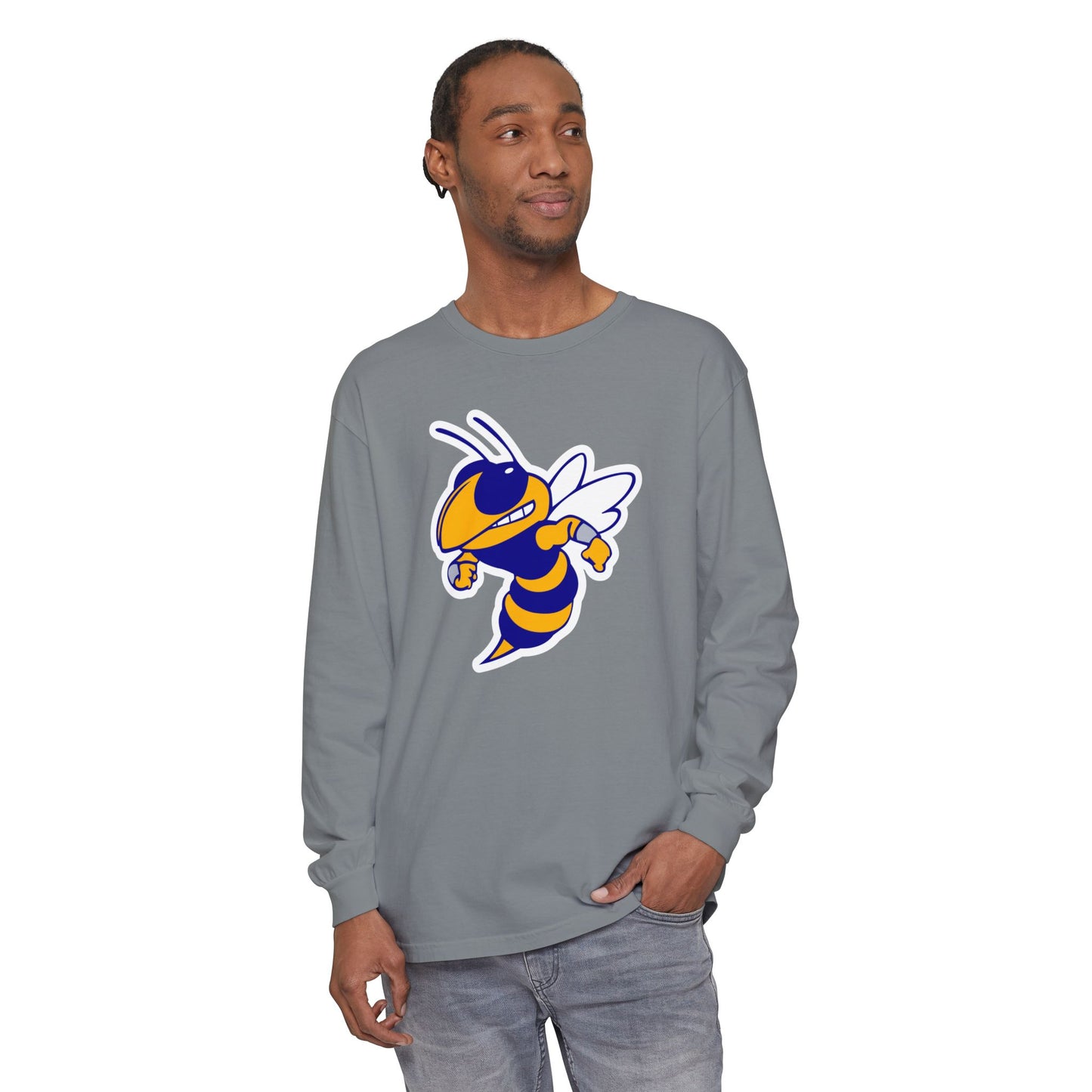 Garment-Dyed Long Sleeve Tee
