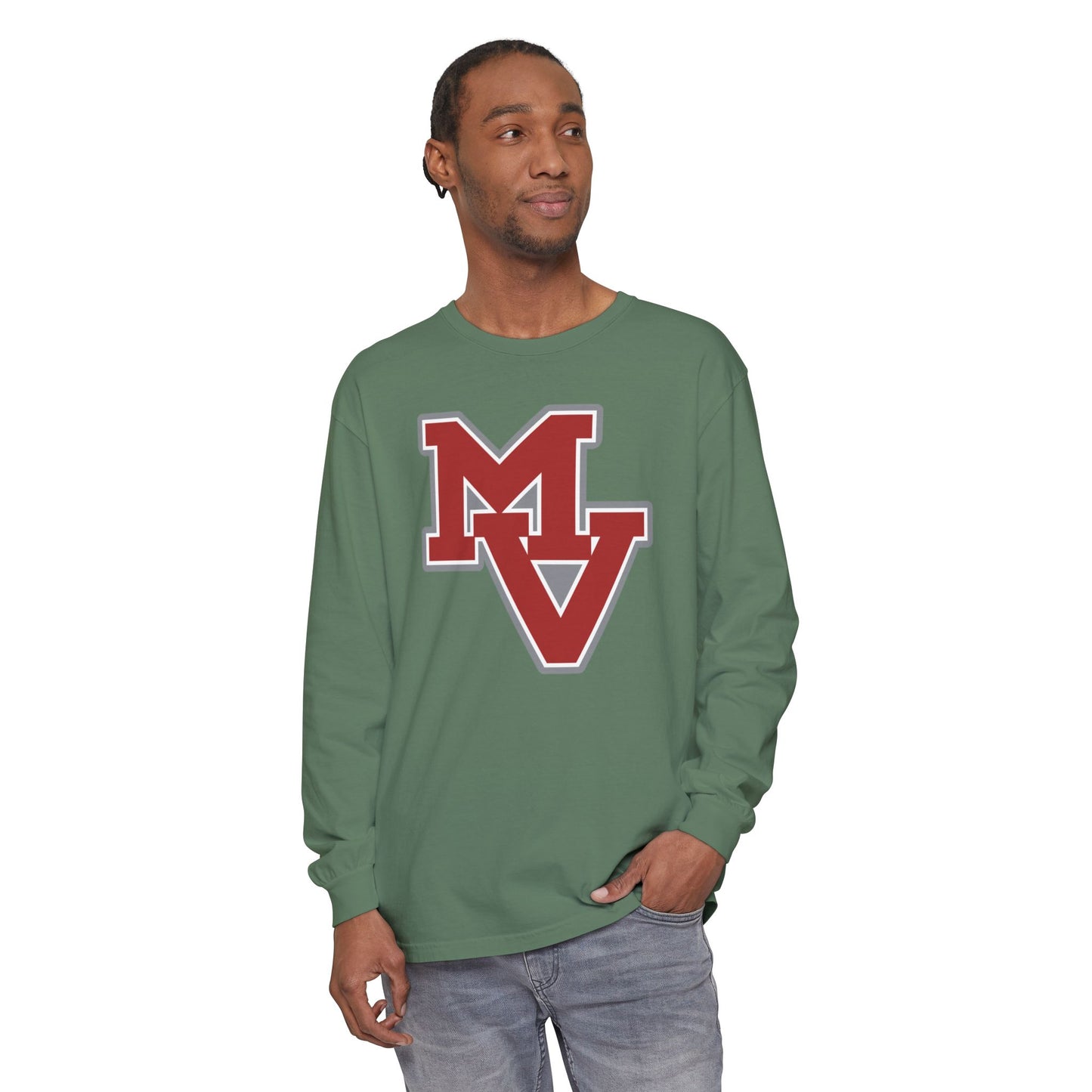 Garment-Dyed Long Sleeve Tee