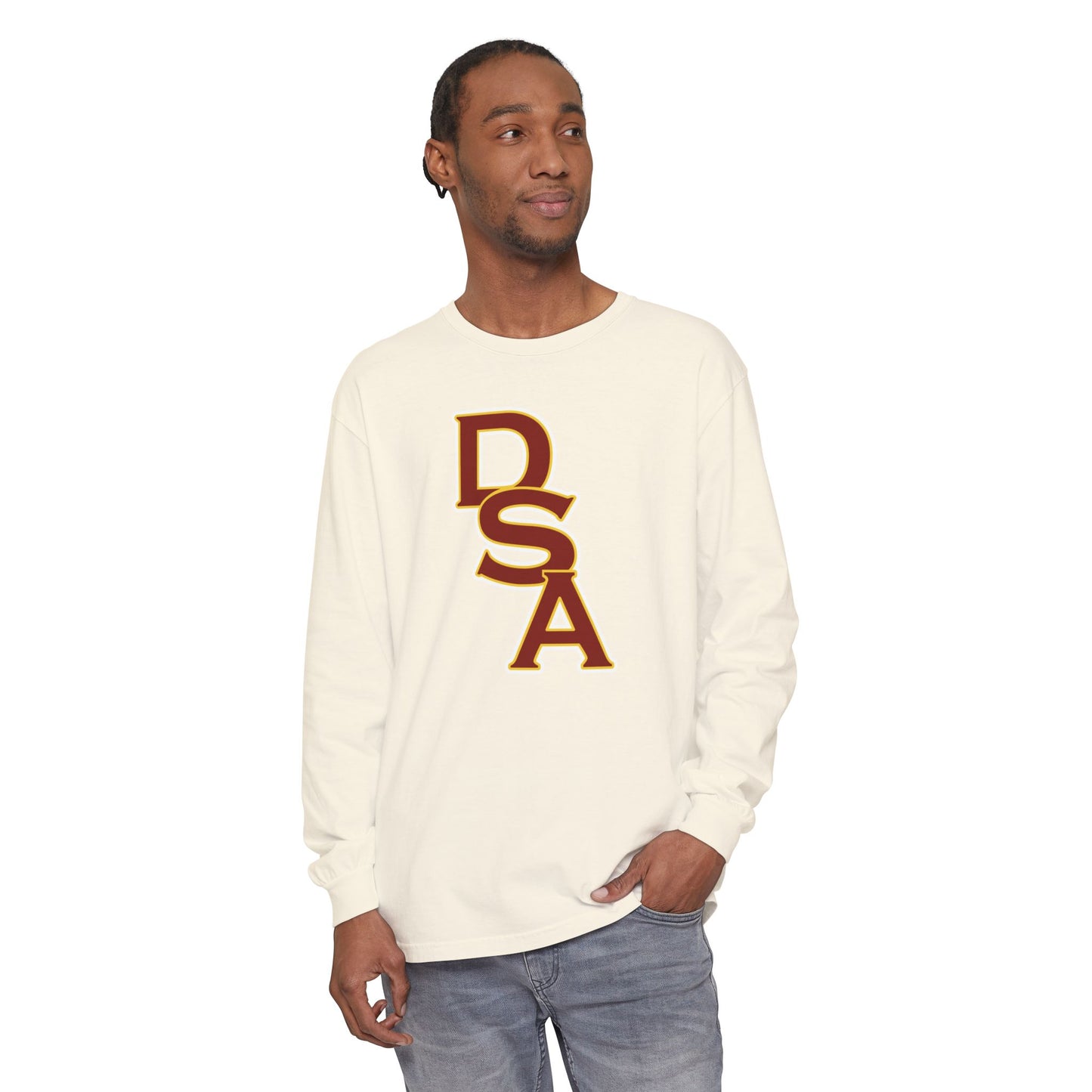 Garment-Dyed Long Sleeve Tee