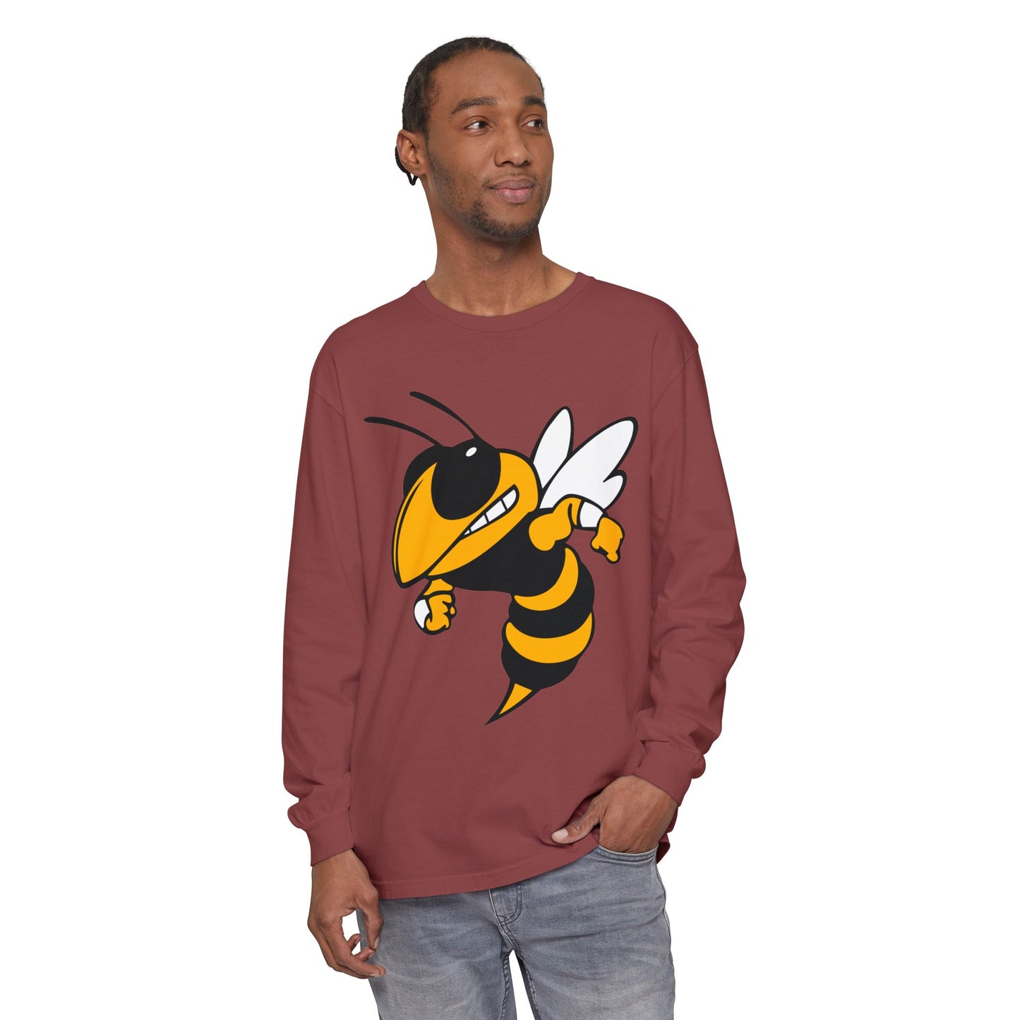 Garment-Dyed Long Sleeve Tee