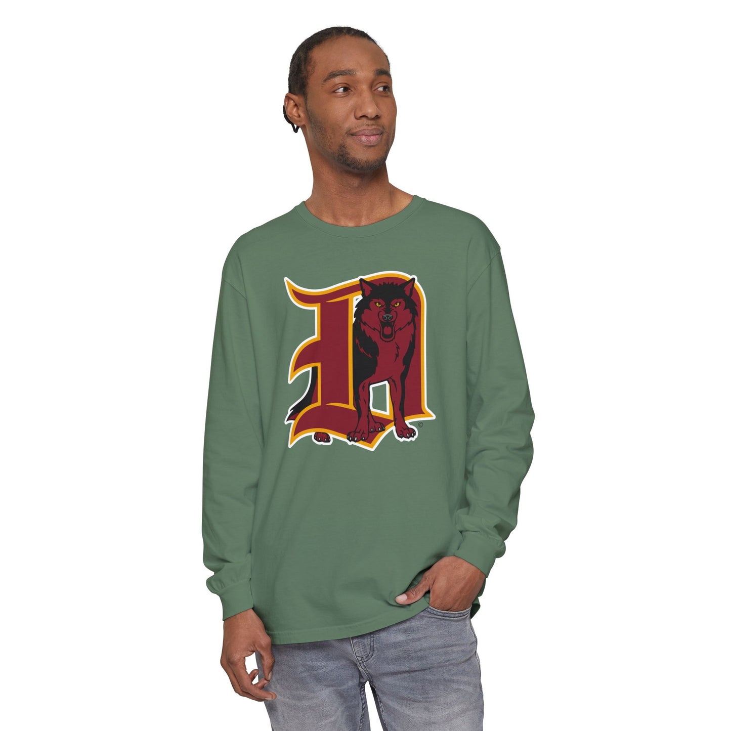 Garment-Dyed Long Sleeve Tee