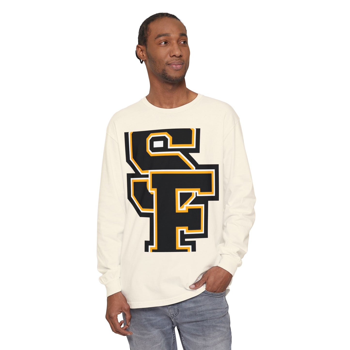 Garment-Dyed Long Sleeve Tee