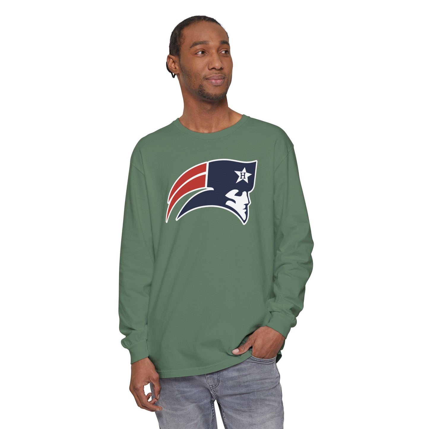 Garment-Dyed Long Sleeve Tee