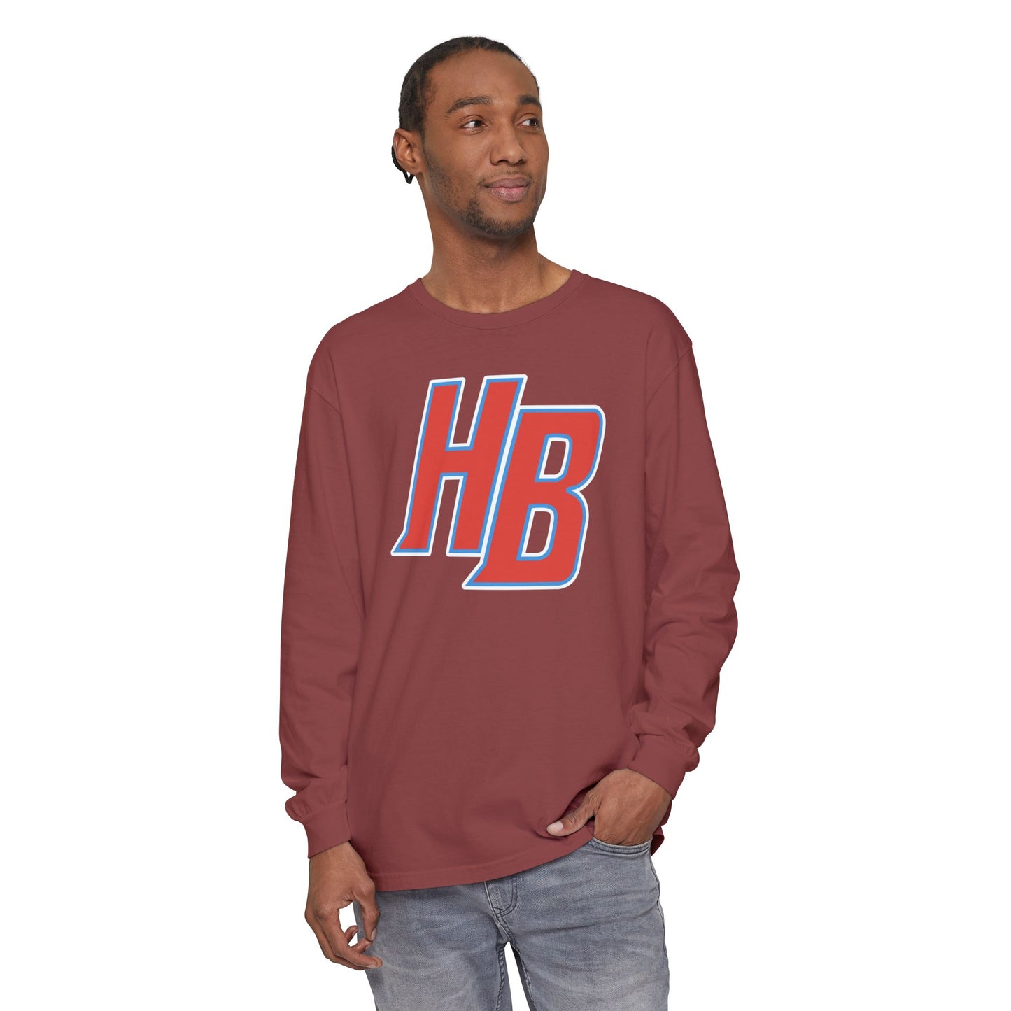 Garment-Dyed Long Sleeve Tee