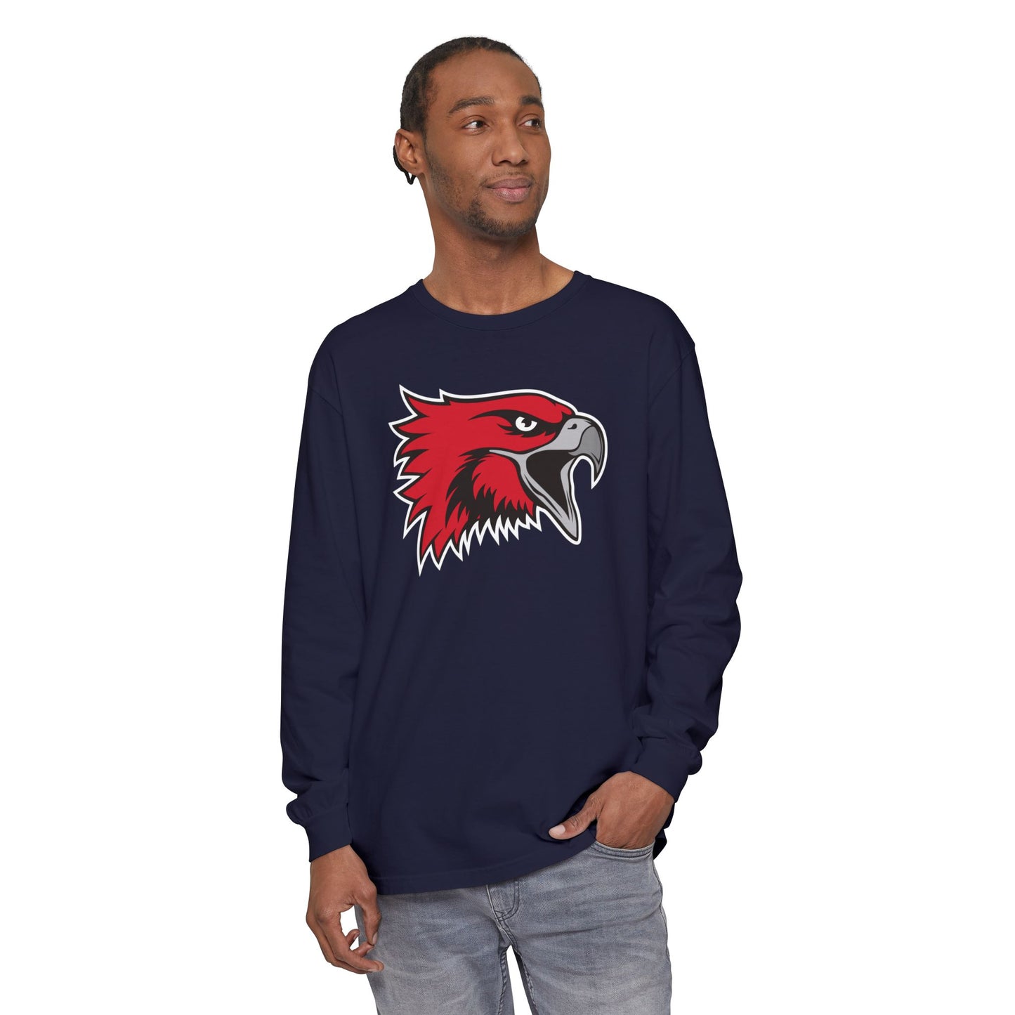 Garment-Dyed Long Sleeve Tee