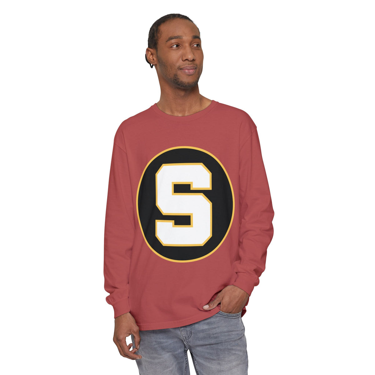 Garment-Dyed Long Sleeve Tee