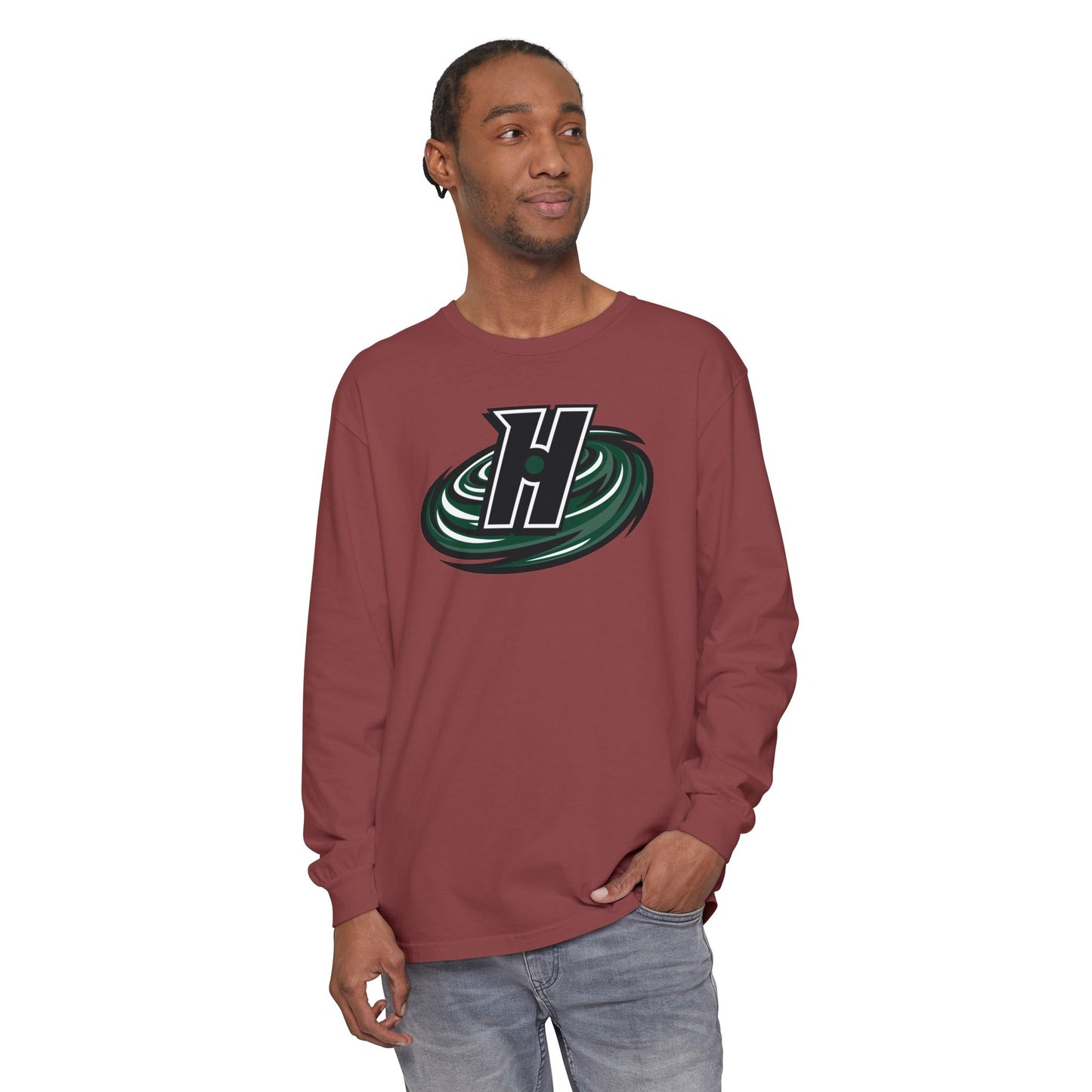 Garment-Dyed Long Sleeve Tee