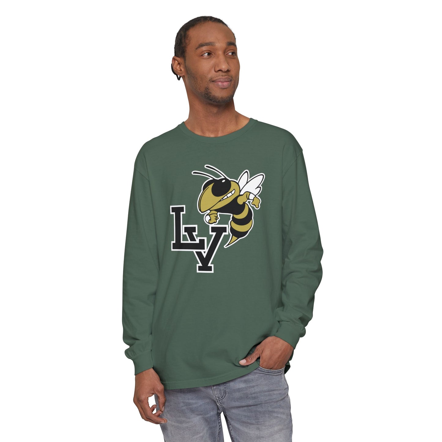 Garment-Dyed Long Sleeve Tee