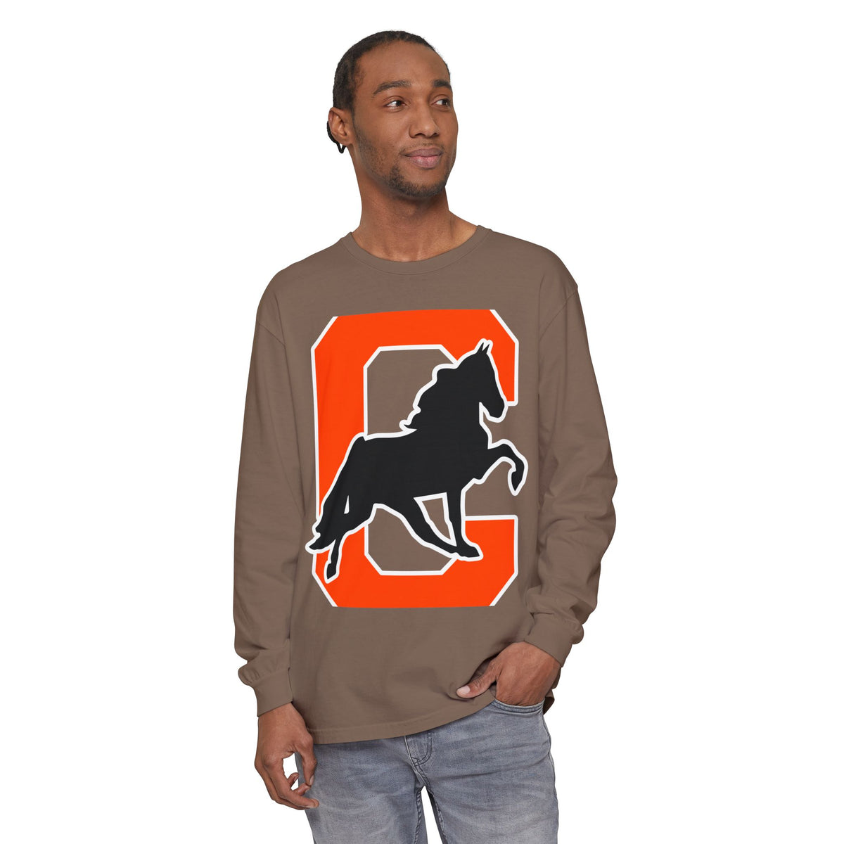Garment-Dyed Long Sleeve Tee