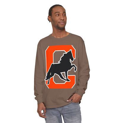Garment-Dyed Long Sleeve Tee