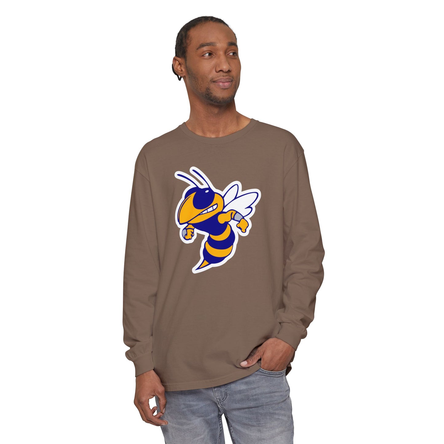 Garment-Dyed Long Sleeve Tee