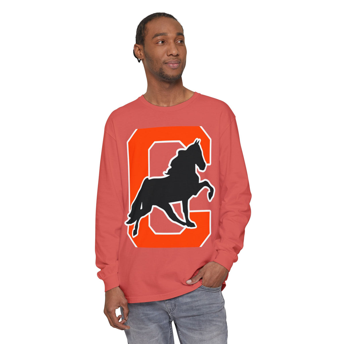Garment-Dyed Long Sleeve Tee