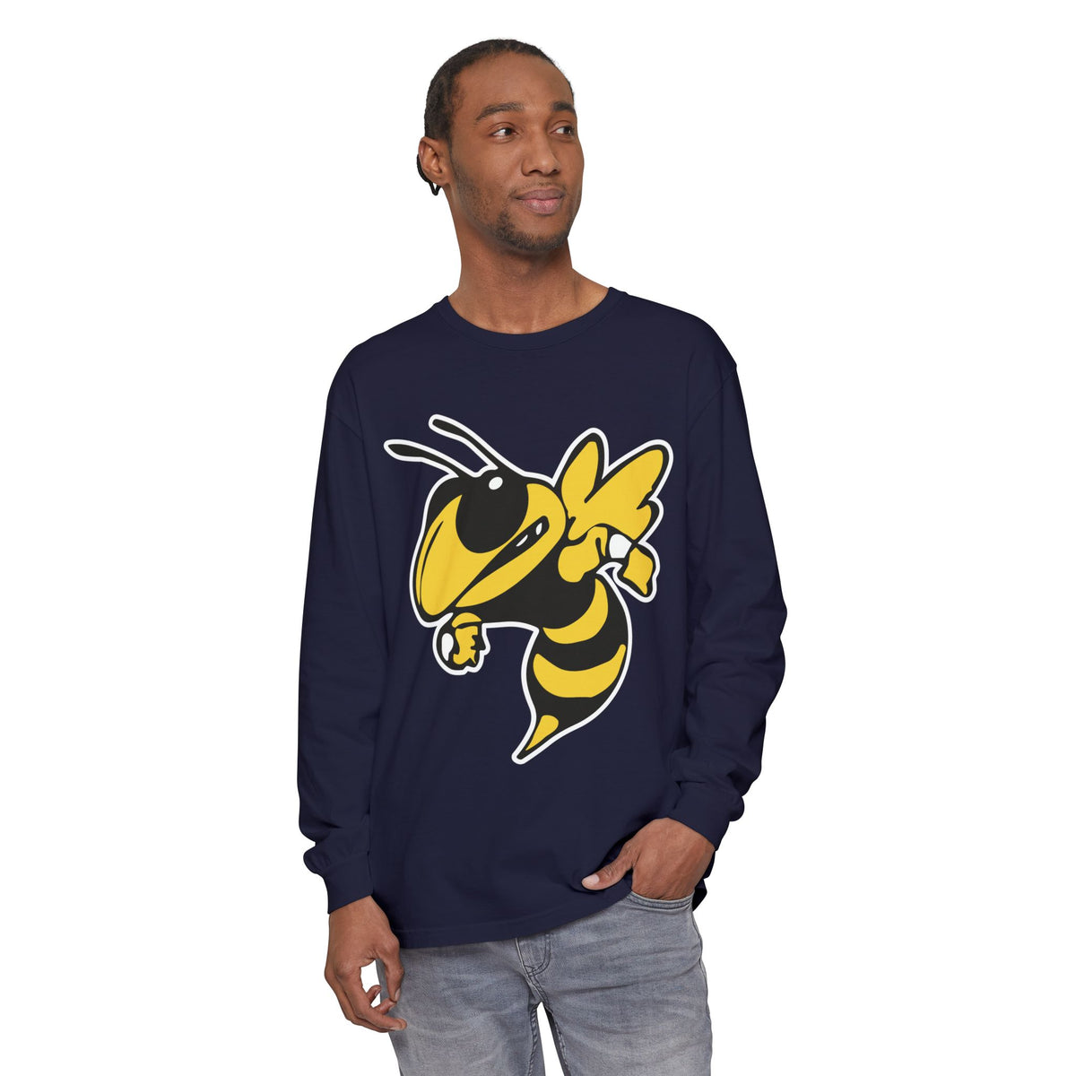 Garment-Dyed Long Sleeve Tee