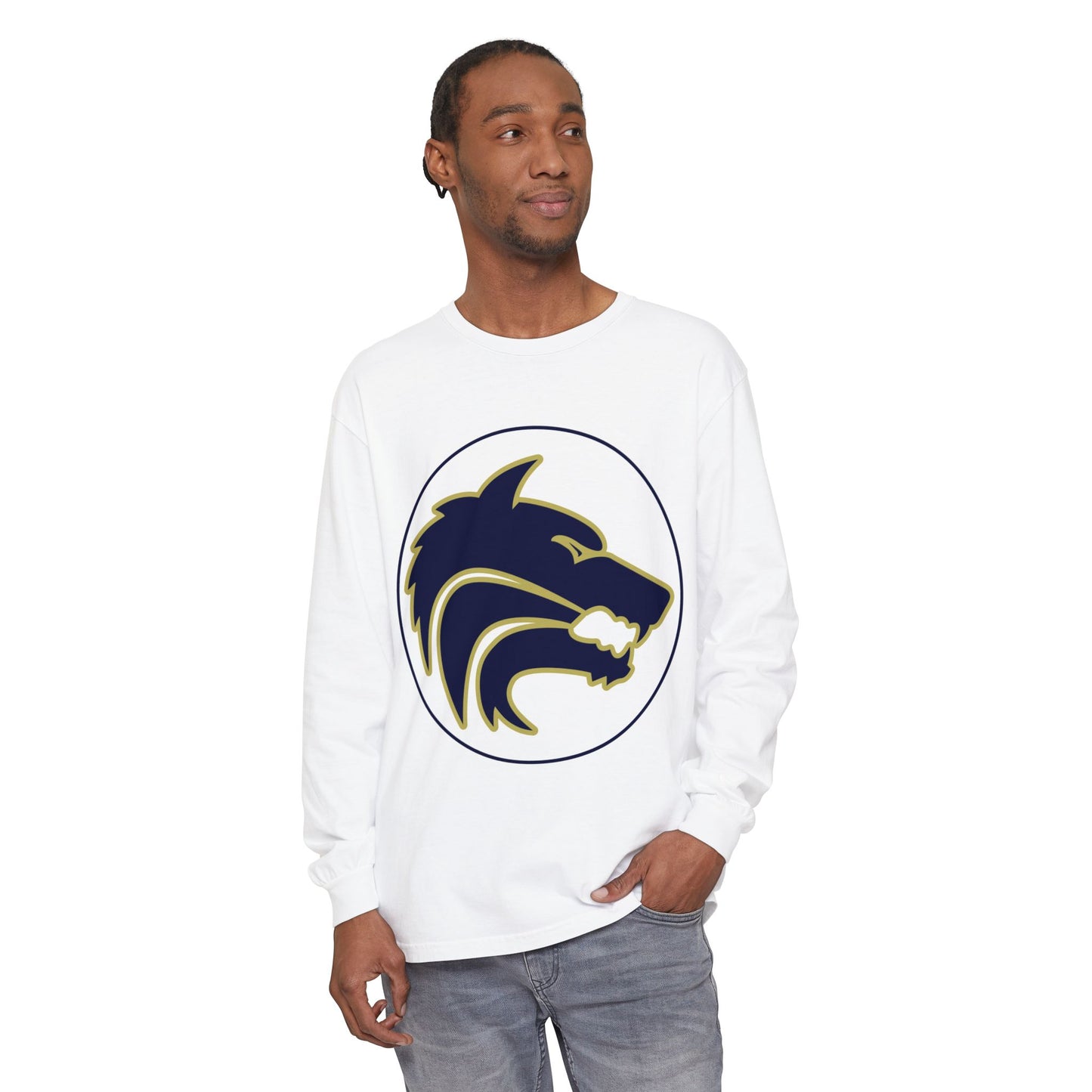 Garment-Dyed Long Sleeve Tee
