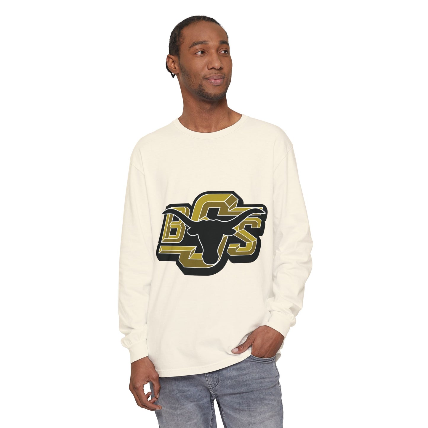 Garment-Dyed Long Sleeve Tee