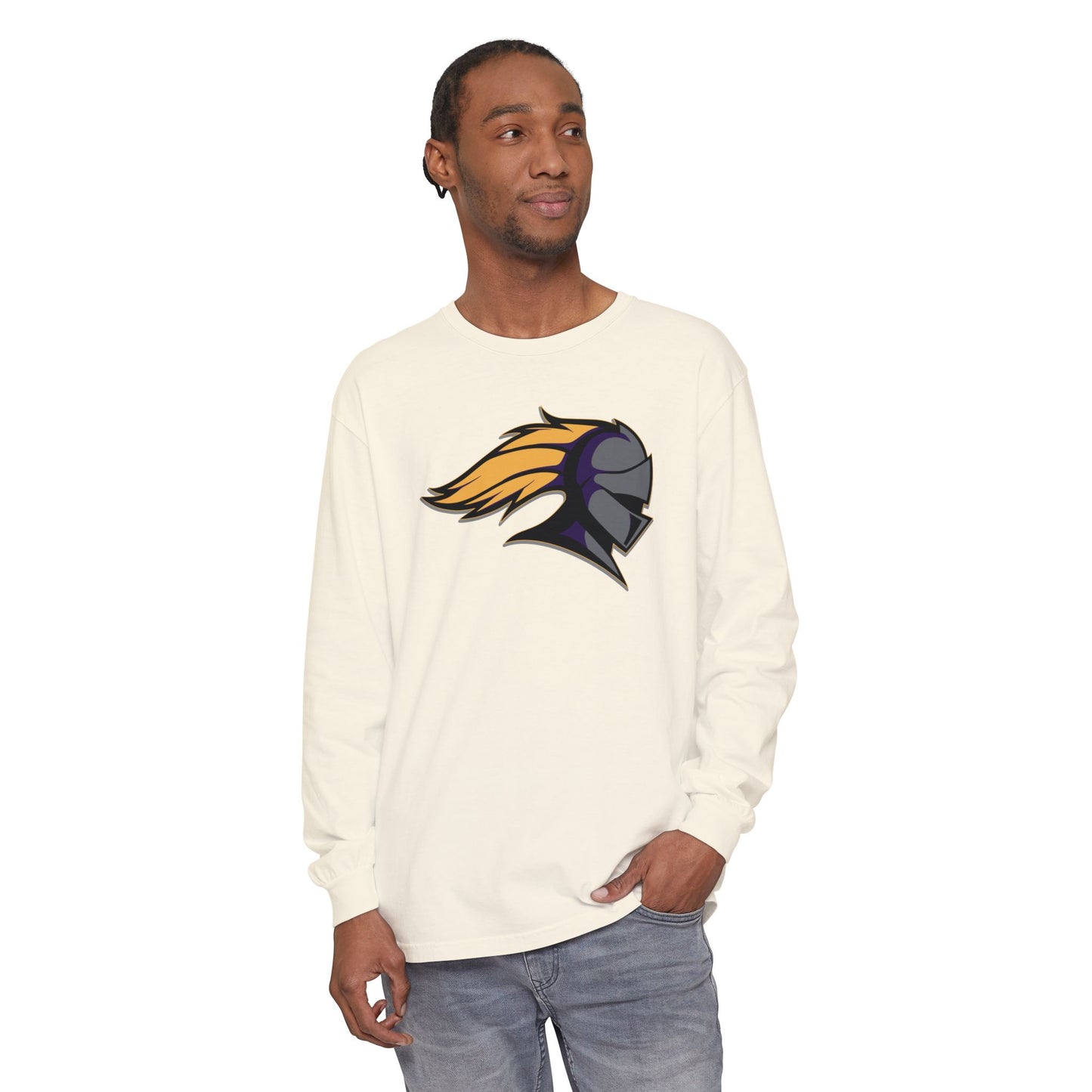 Garment-Dyed Long Sleeve Tee