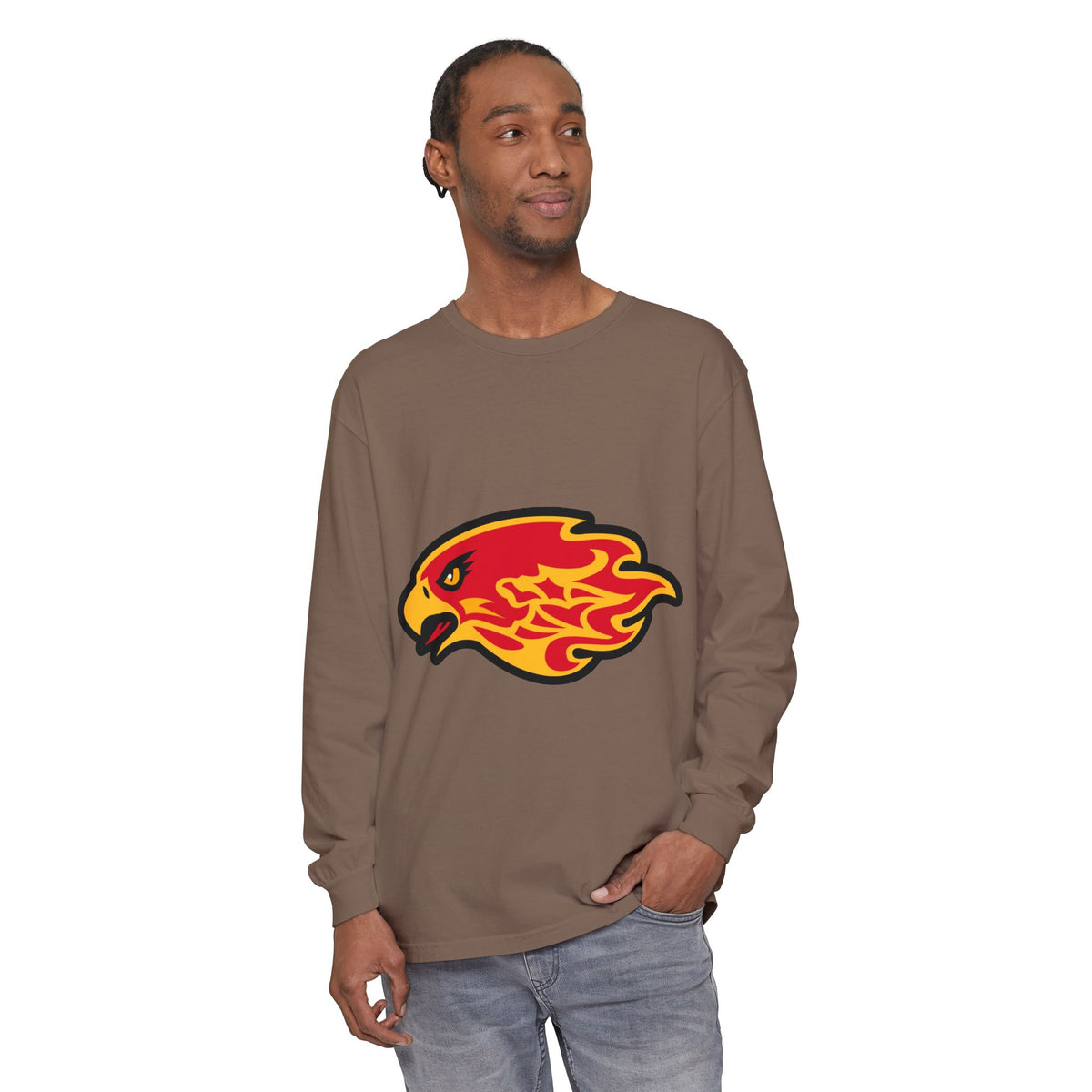 Garment-Dyed Long Sleeve Tee