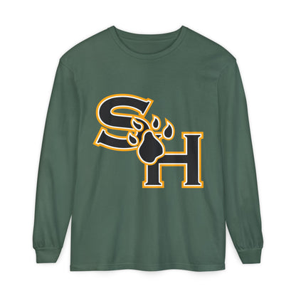 Garment-Dyed Long Sleeve Tee