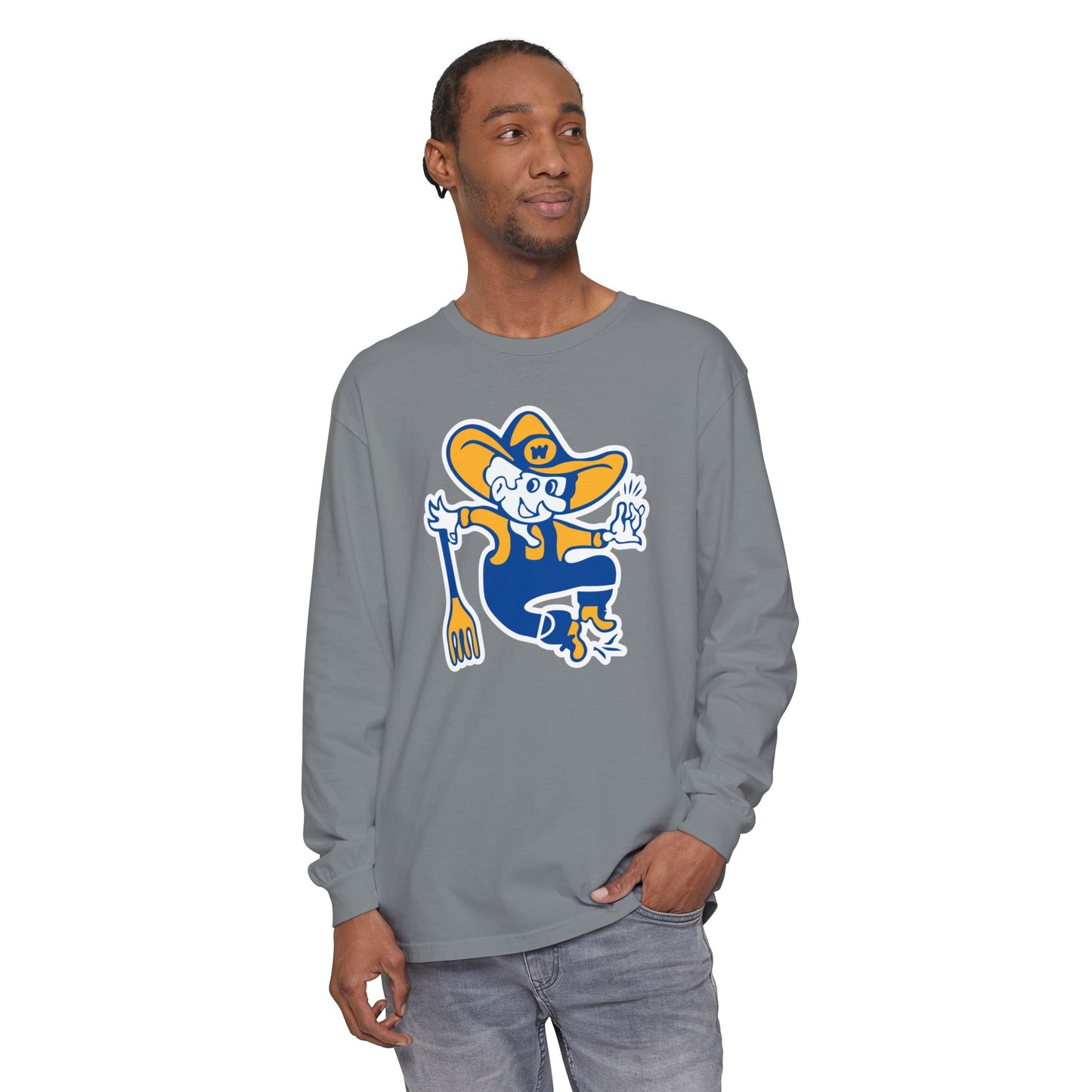 Garment-Dyed Long Sleeve Tee