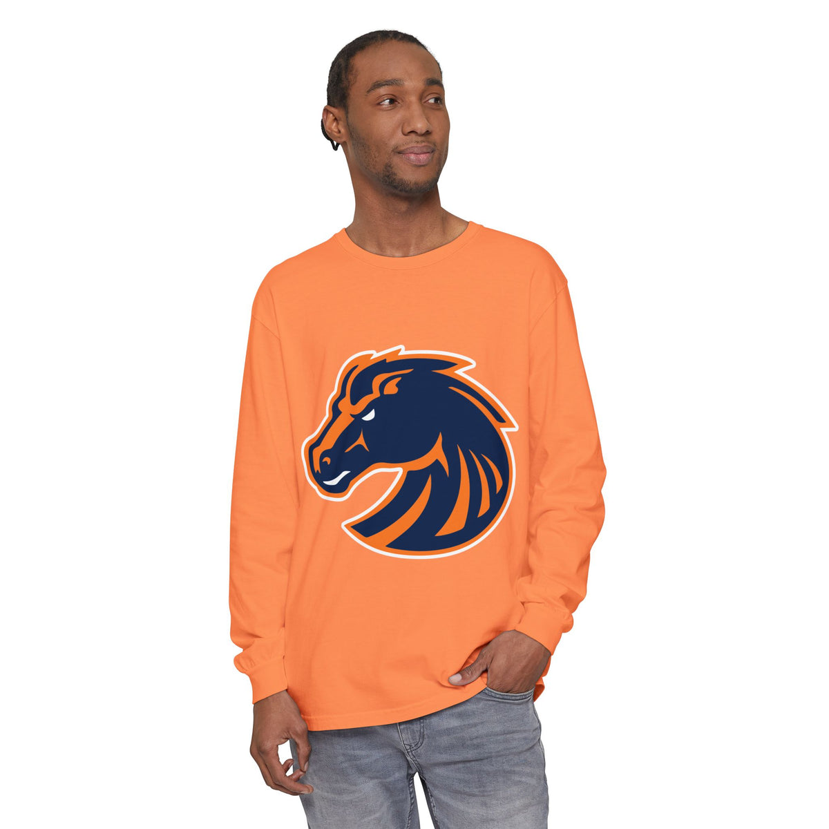 Garment-Dyed Long Sleeve Tee