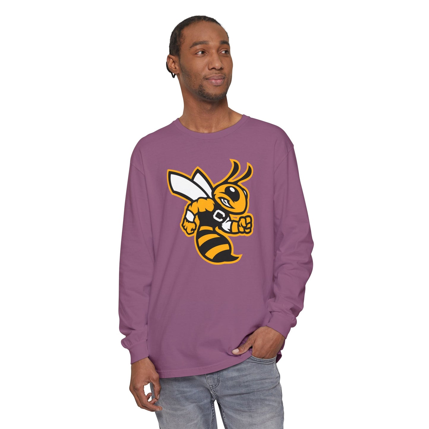 Garment-Dyed Long Sleeve Tee