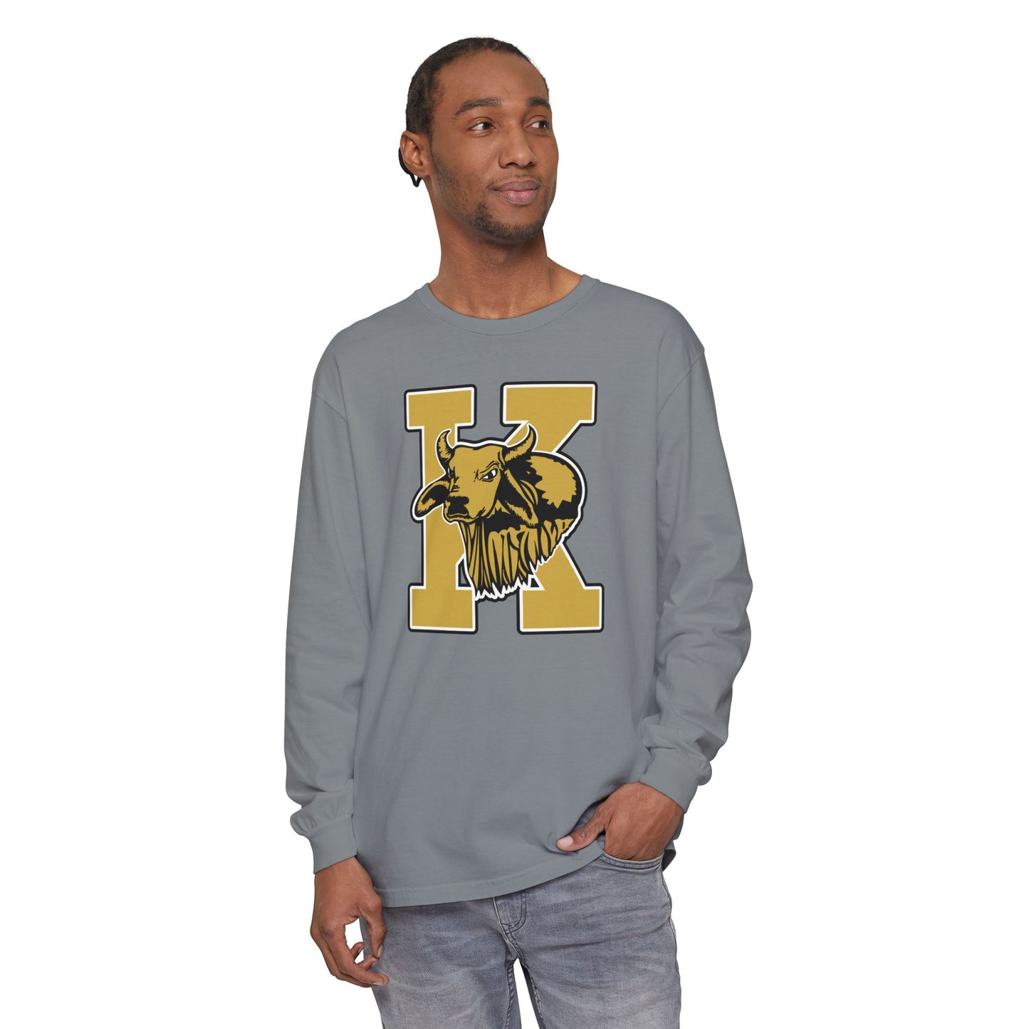 Garment-Dyed Long Sleeve Tee
