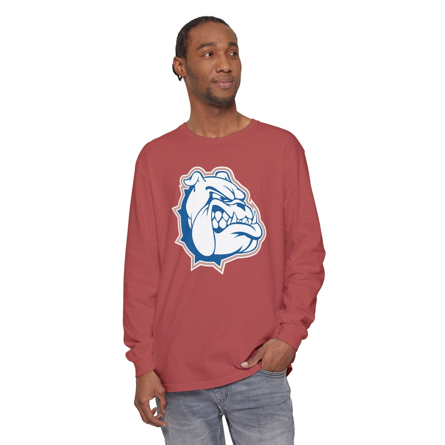 Garment-Dyed Long Sleeve Tee